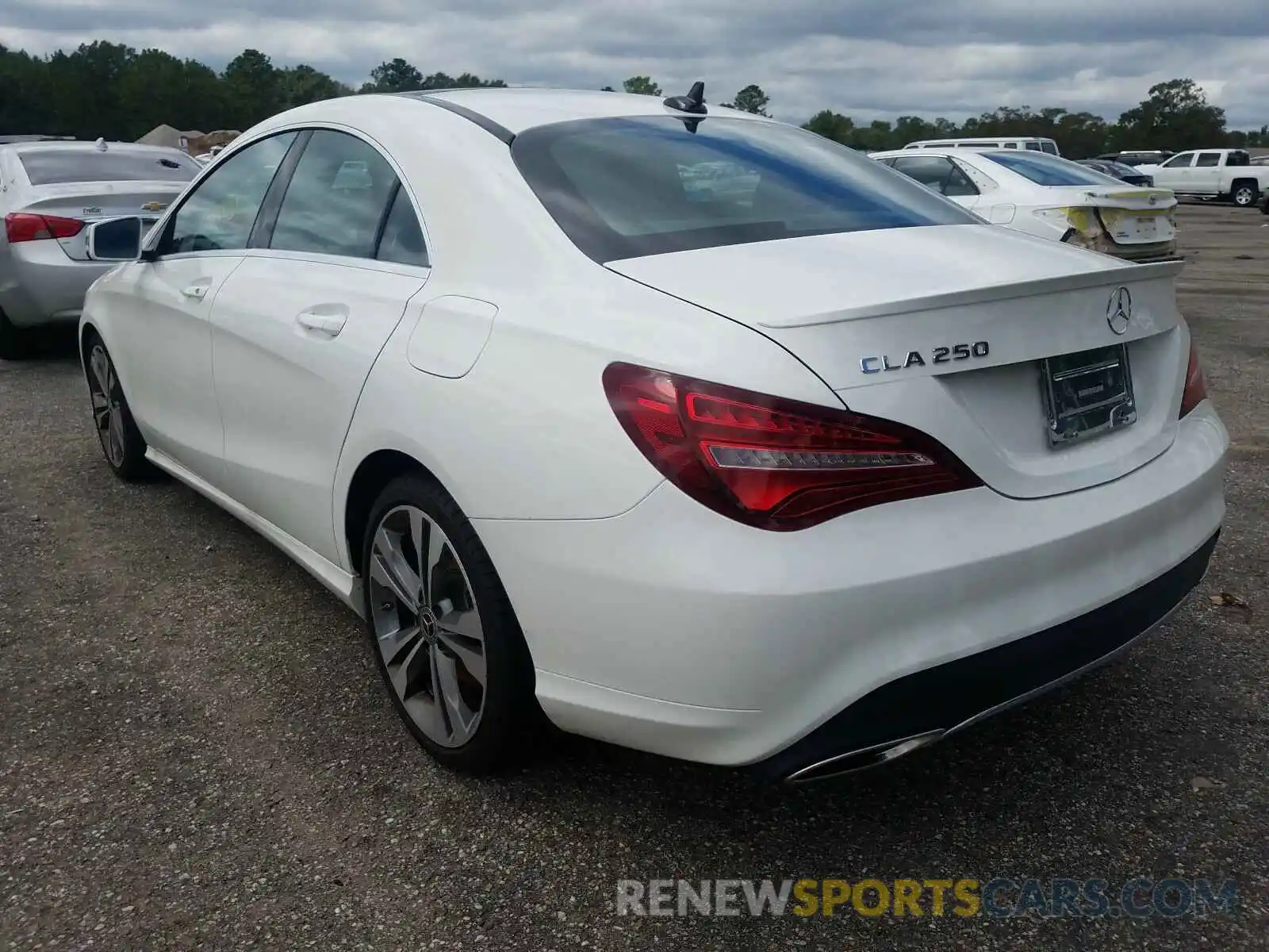 3 Photograph of a damaged car WDDSJ4EB4KN710991 MERCEDES-BENZ C CLASS 2019