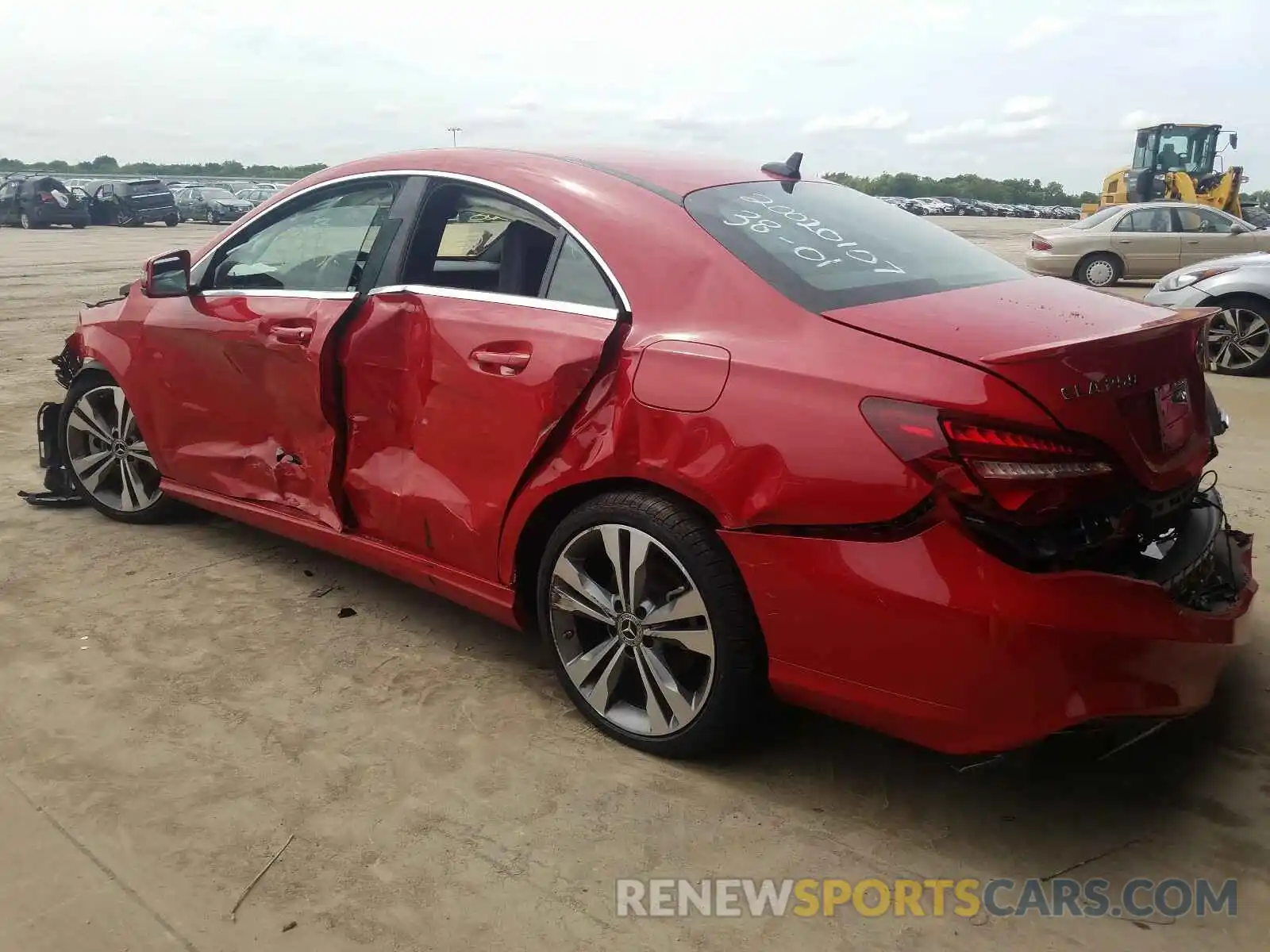 3 Photograph of a damaged car WDDSJ4EB4KN744297 MERCEDES-BENZ C CLASS 2019