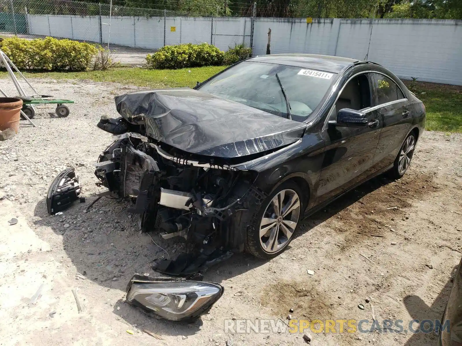 2 Photograph of a damaged car WDDSJ4EB5KN772934 MERCEDES-BENZ C CLASS 2019