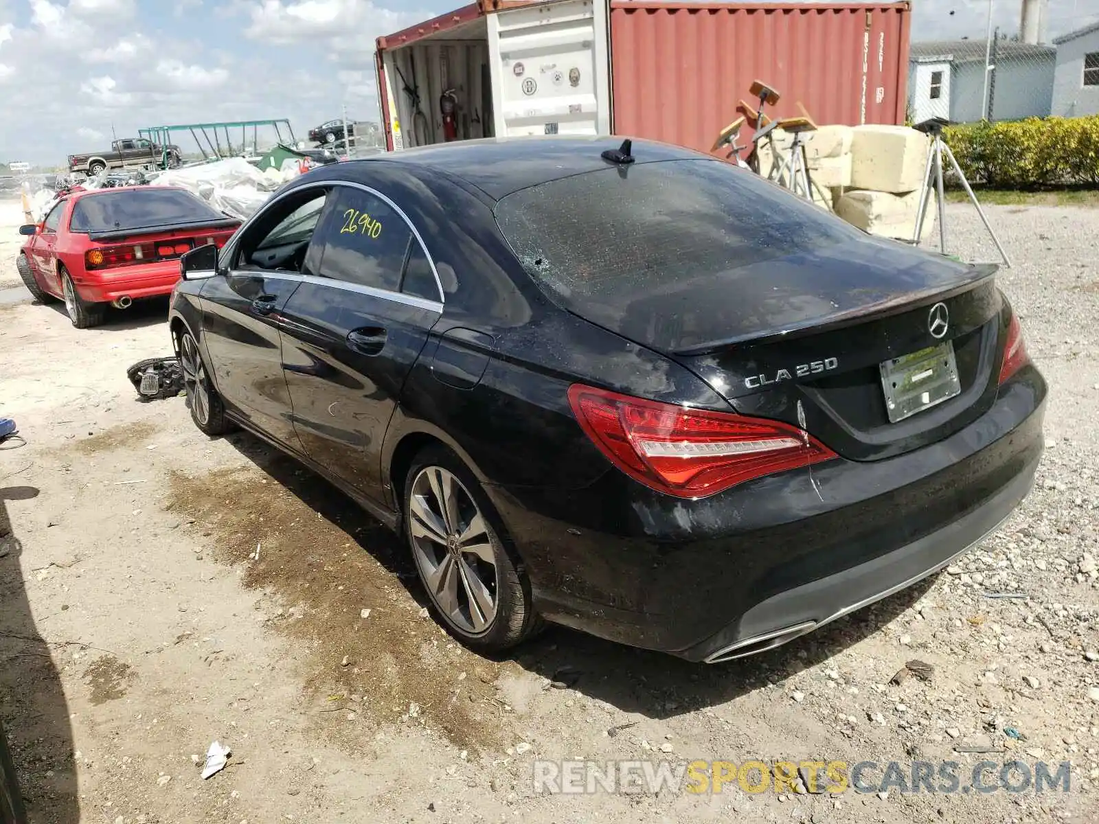 3 Photograph of a damaged car WDDSJ4EB5KN772934 MERCEDES-BENZ C CLASS 2019