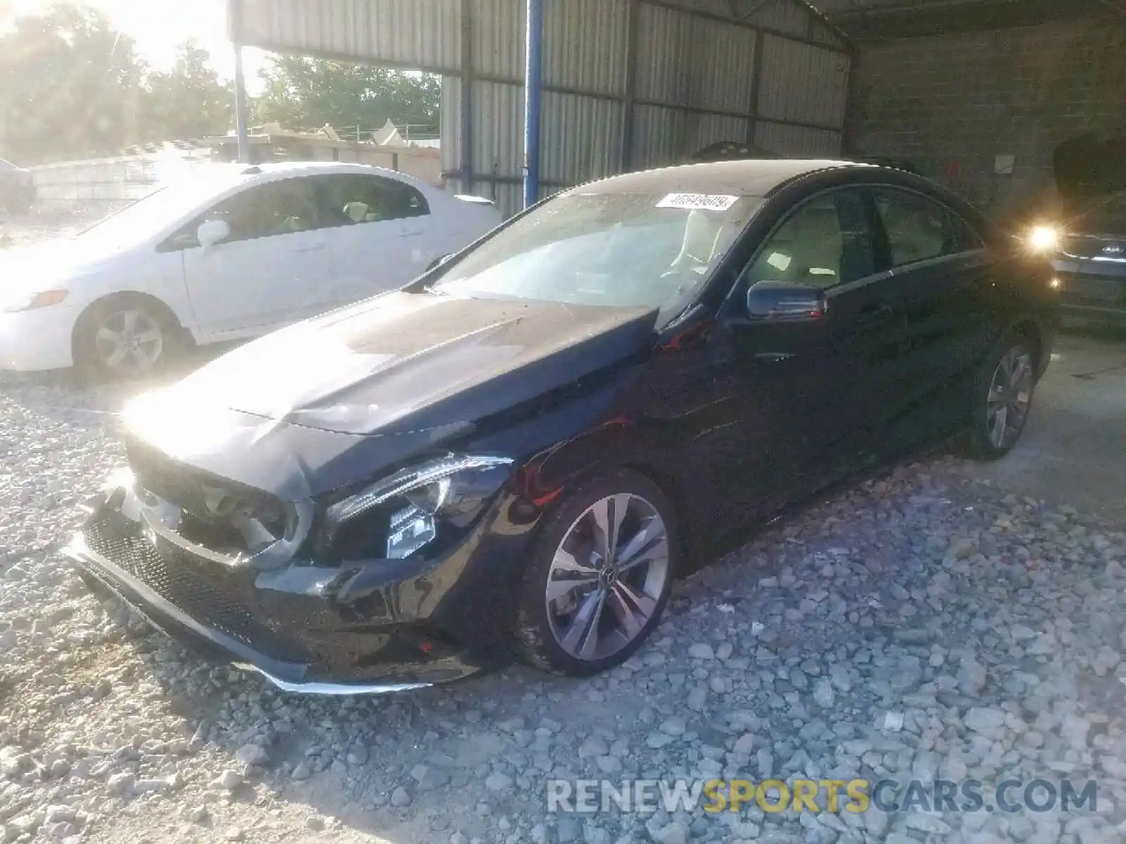 2 Photograph of a damaged car WDDSJ4EB6KN699167 MERCEDES-BENZ C CLASS 2019