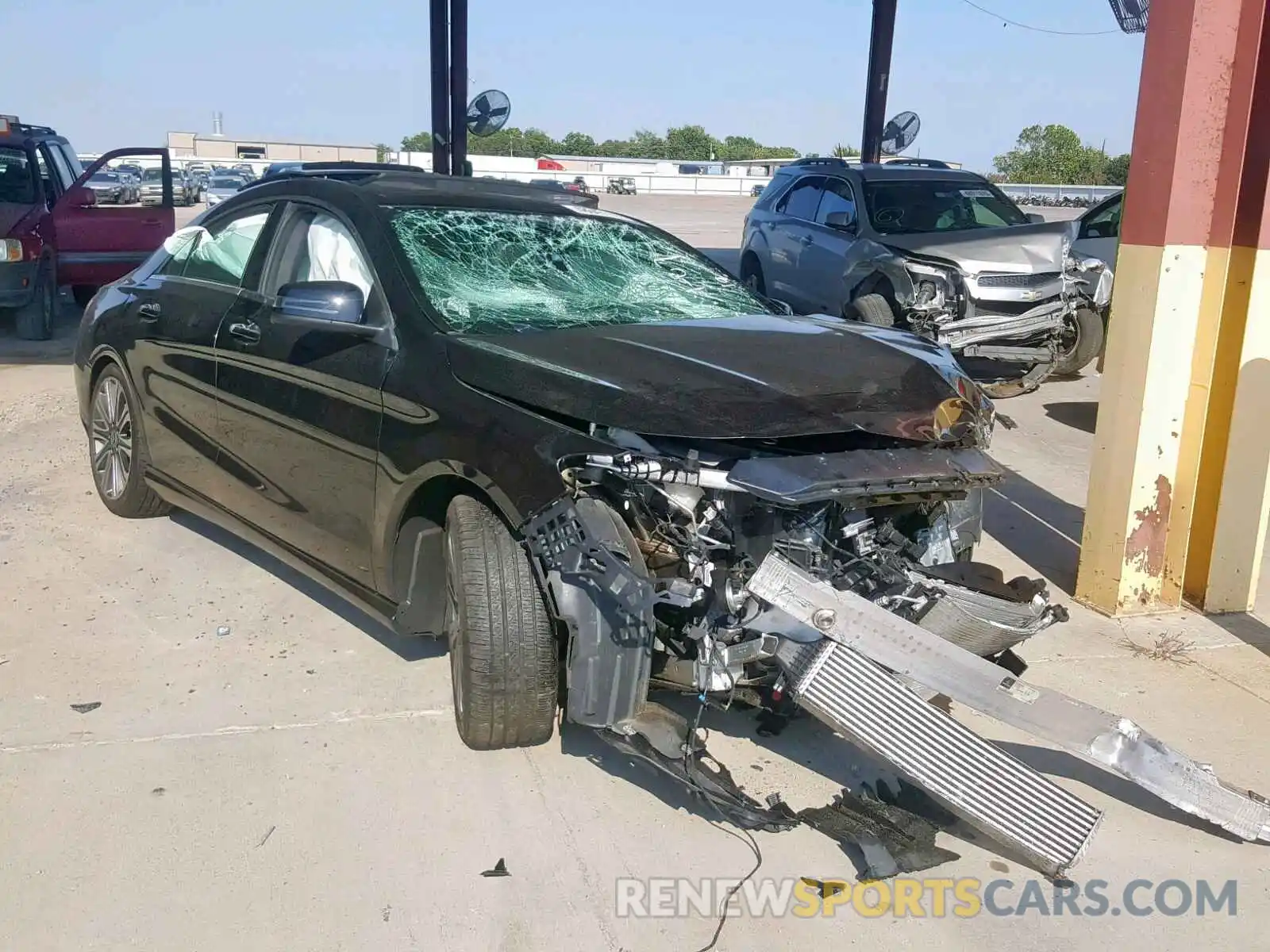 1 Photograph of a damaged car WDDSJ4EB6KN719031 MERCEDES-BENZ C CLASS 2019