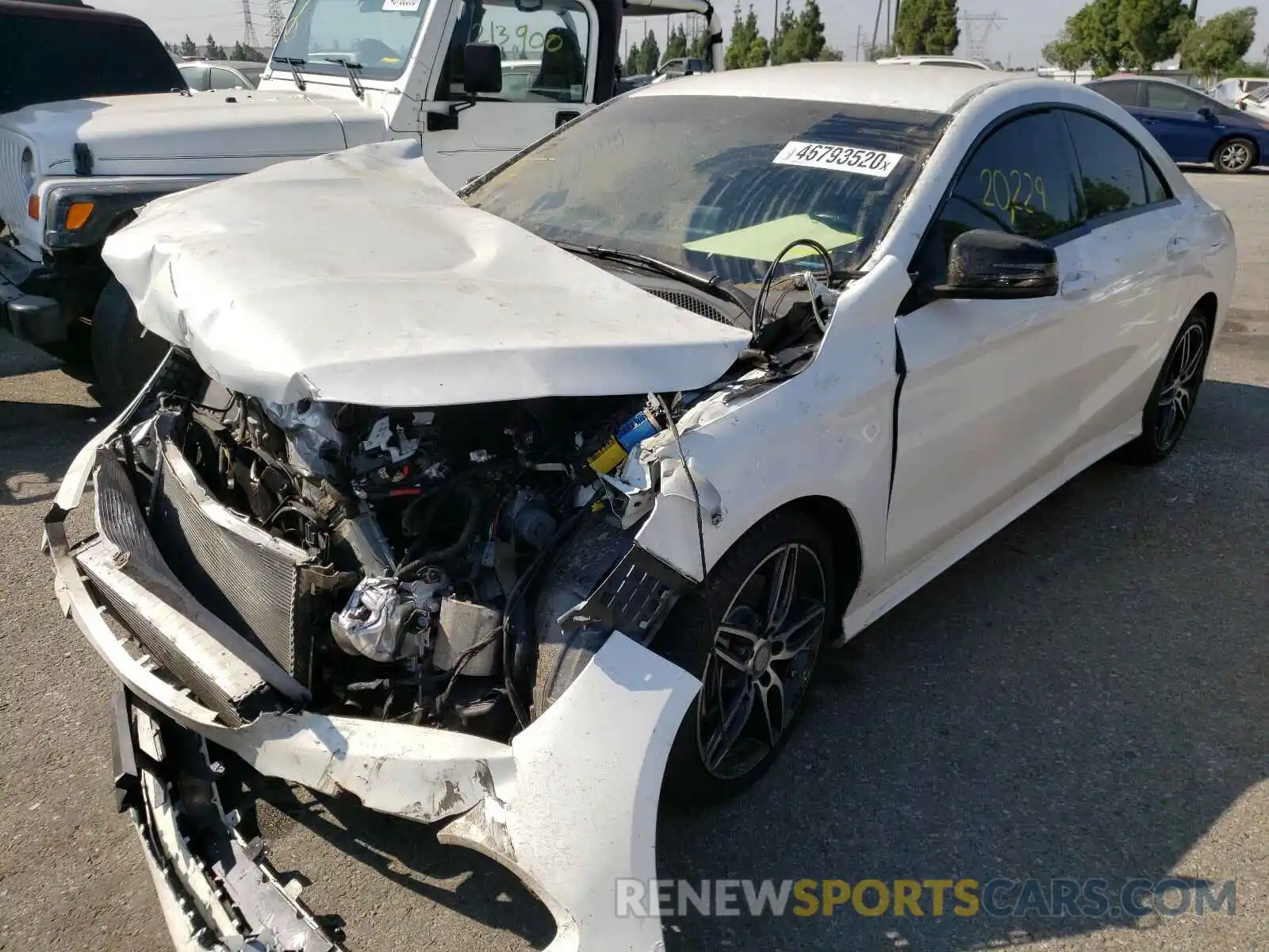 2 Photograph of a damaged car WDDSJ4EB6KN724908 MERCEDES-BENZ C CLASS 2019