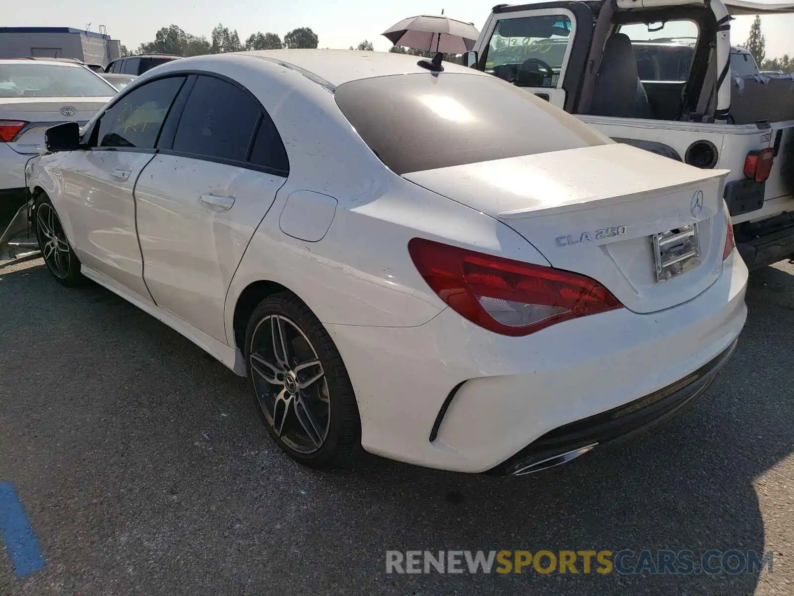 3 Photograph of a damaged car WDDSJ4EB6KN724908 MERCEDES-BENZ C CLASS 2019