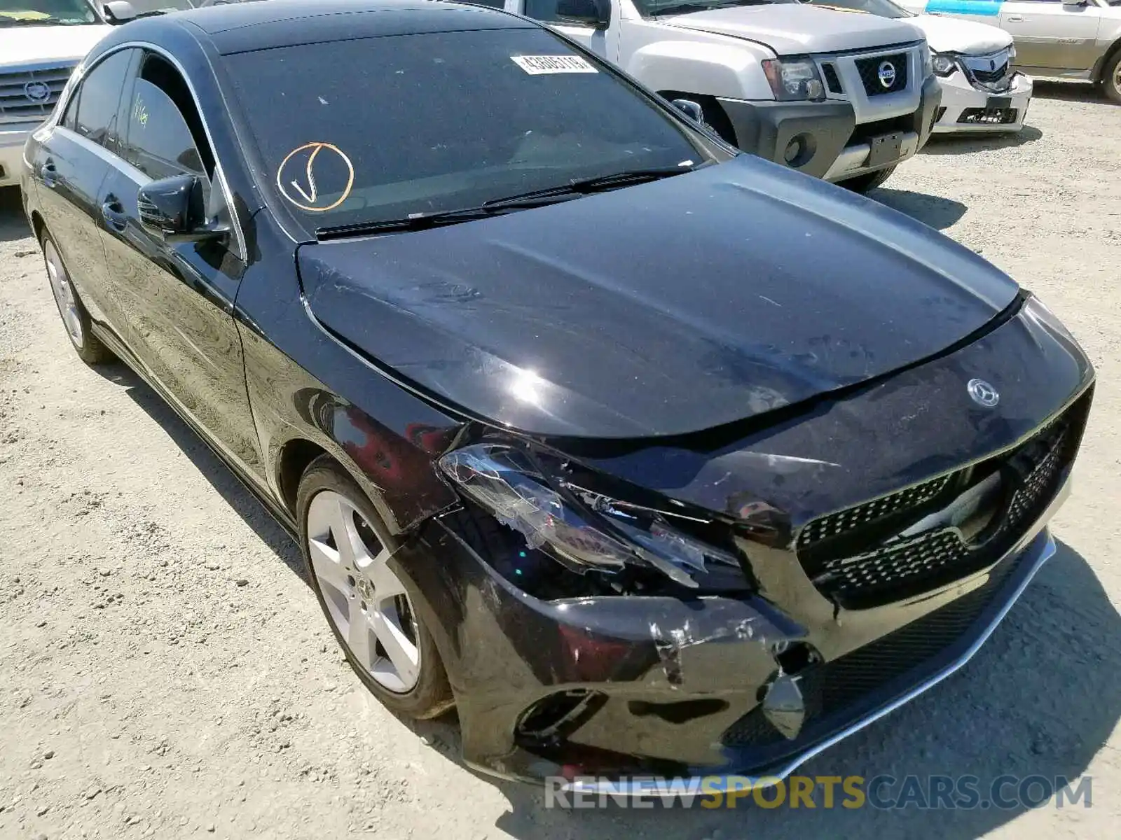 1 Photograph of a damaged car WDDSJ4EB8KN699395 MERCEDES-BENZ C CLASS 2019