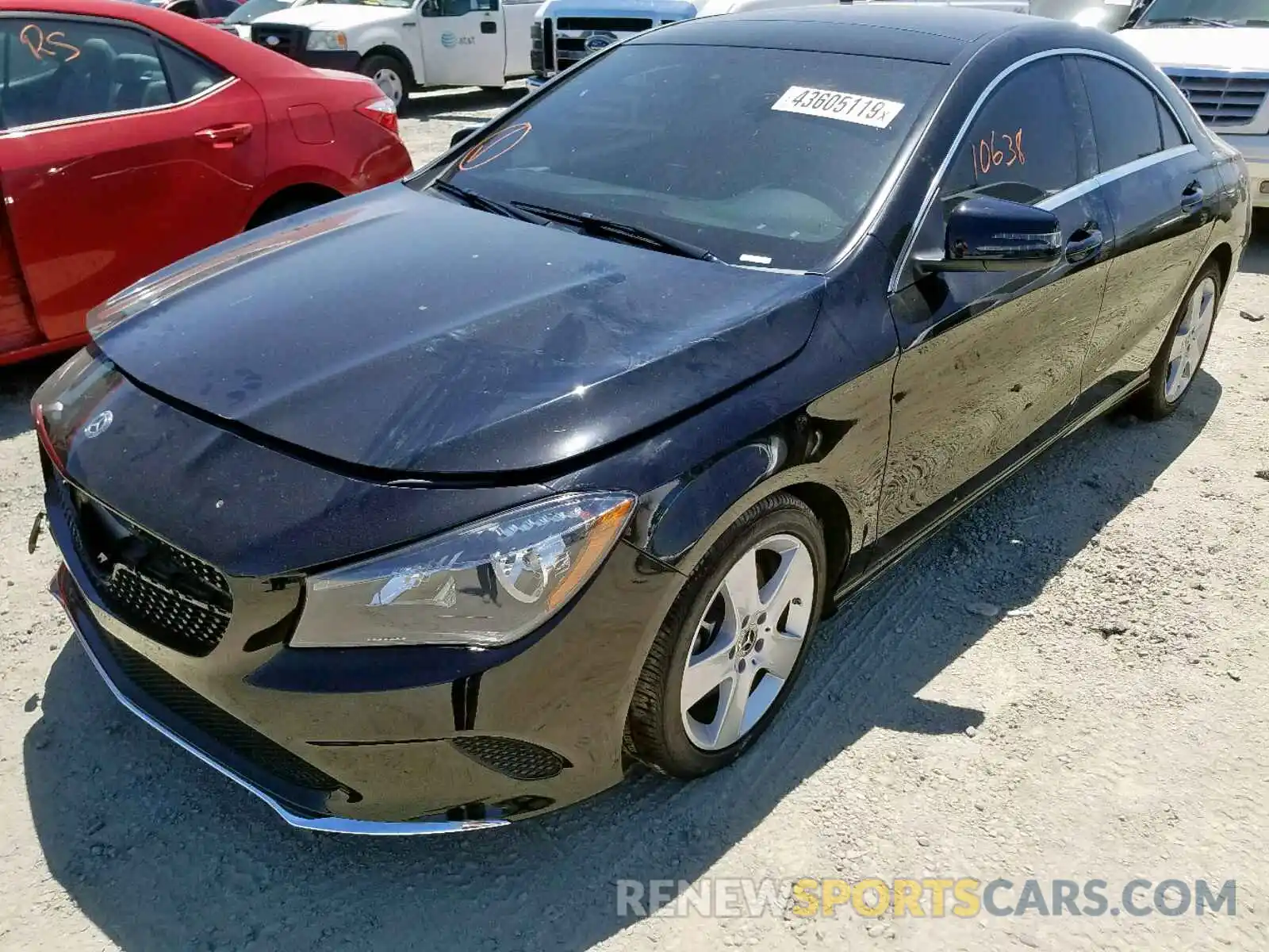 2 Photograph of a damaged car WDDSJ4EB8KN699395 MERCEDES-BENZ C CLASS 2019