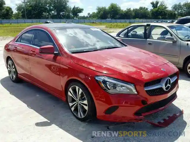 1 Photograph of a damaged car WDDSJ4EB8KN775214 MERCEDES-BENZ C CLASS 2019