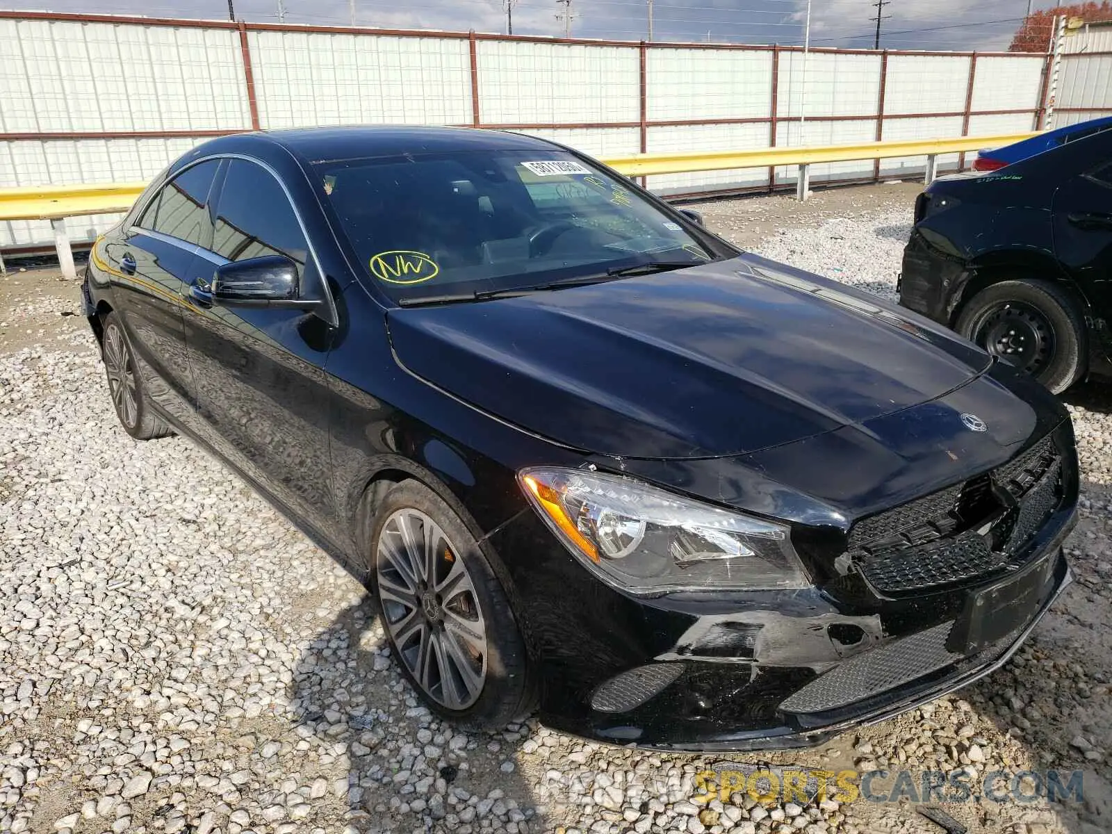 1 Photograph of a damaged car WDDSJ4EB9KN709142 MERCEDES-BENZ C CLASS 2019