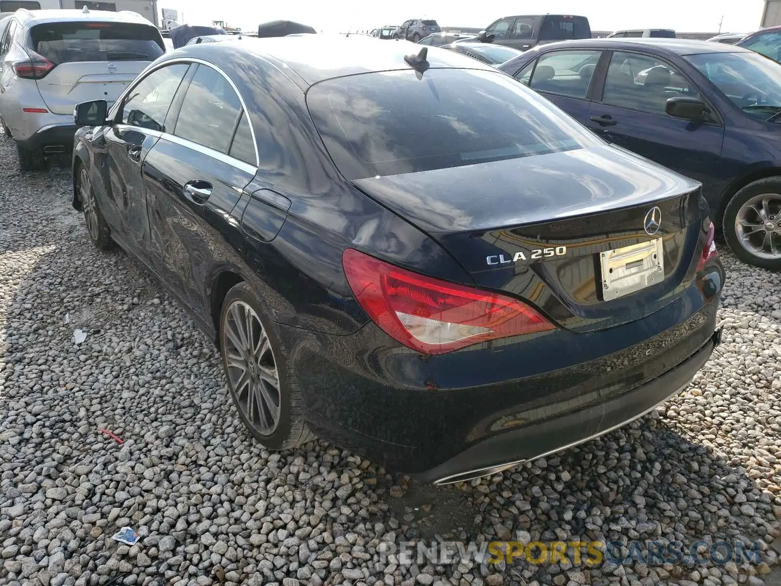 3 Photograph of a damaged car WDDSJ4EB9KN709142 MERCEDES-BENZ C CLASS 2019