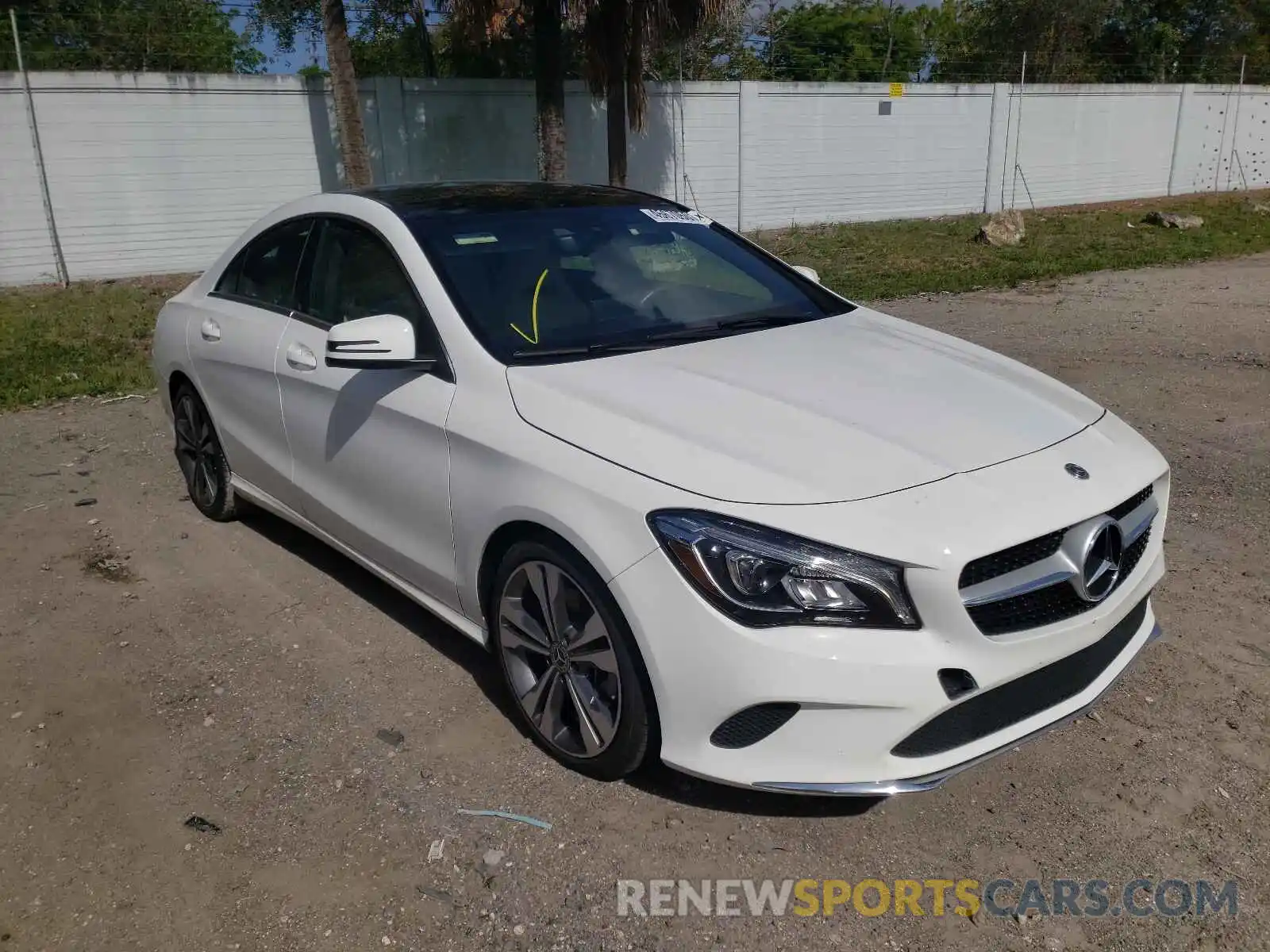 1 Photograph of a damaged car WDDSJ4EB9KN752606 MERCEDES-BENZ C CLASS 2019