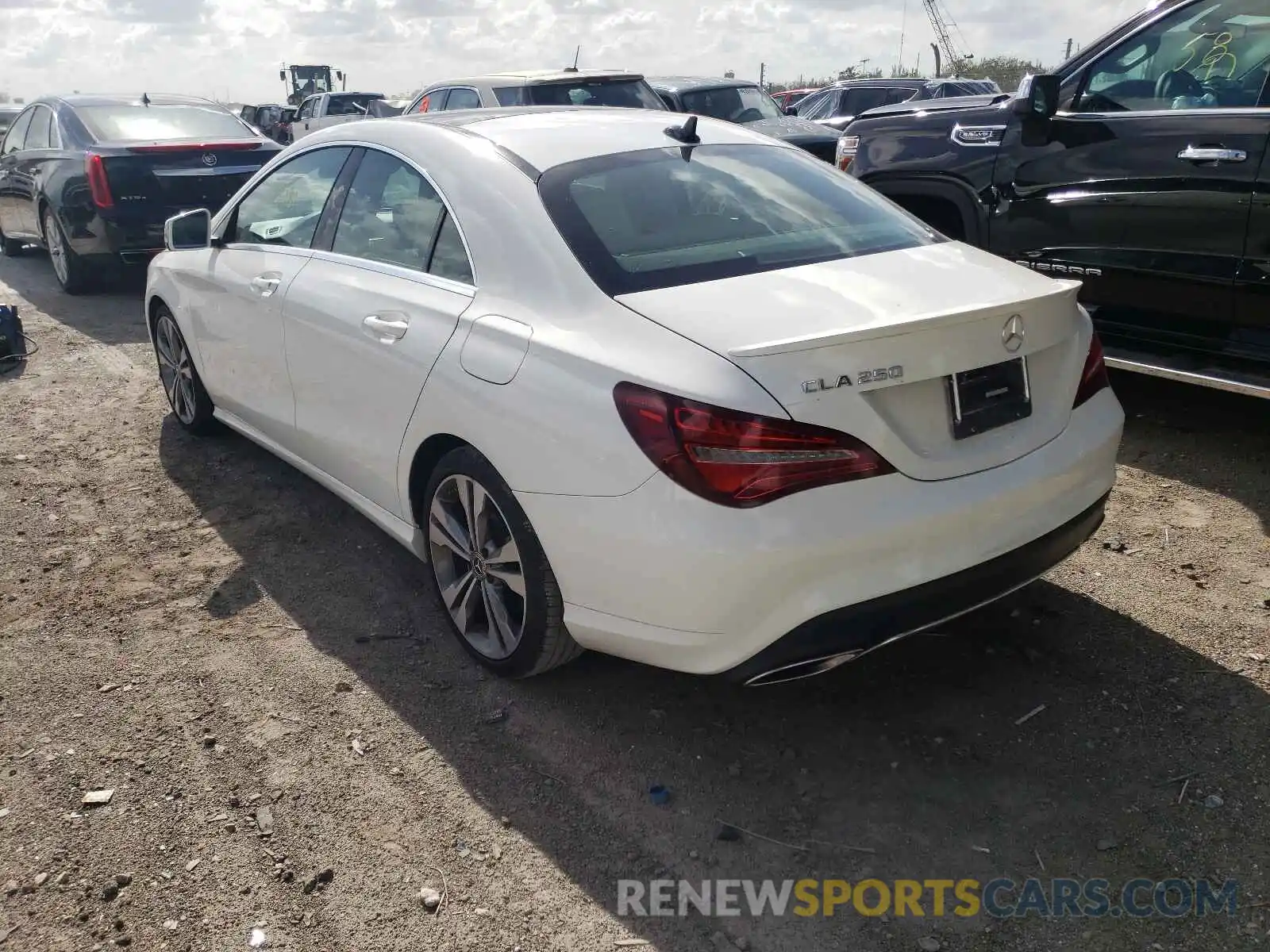 3 Photograph of a damaged car WDDSJ4EB9KN752606 MERCEDES-BENZ C CLASS 2019