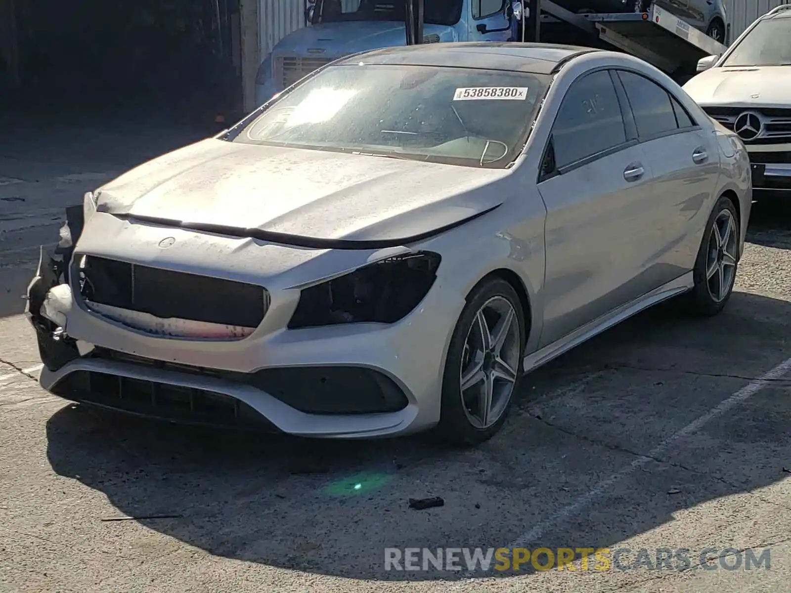 2 Photograph of a damaged car WDDSJ4EBXKN699771 MERCEDES-BENZ C CLASS 2019