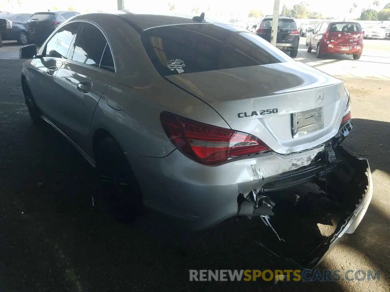 3 Photograph of a damaged car WDDSJ4EBXKN724975 MERCEDES-BENZ C CLASS 2019