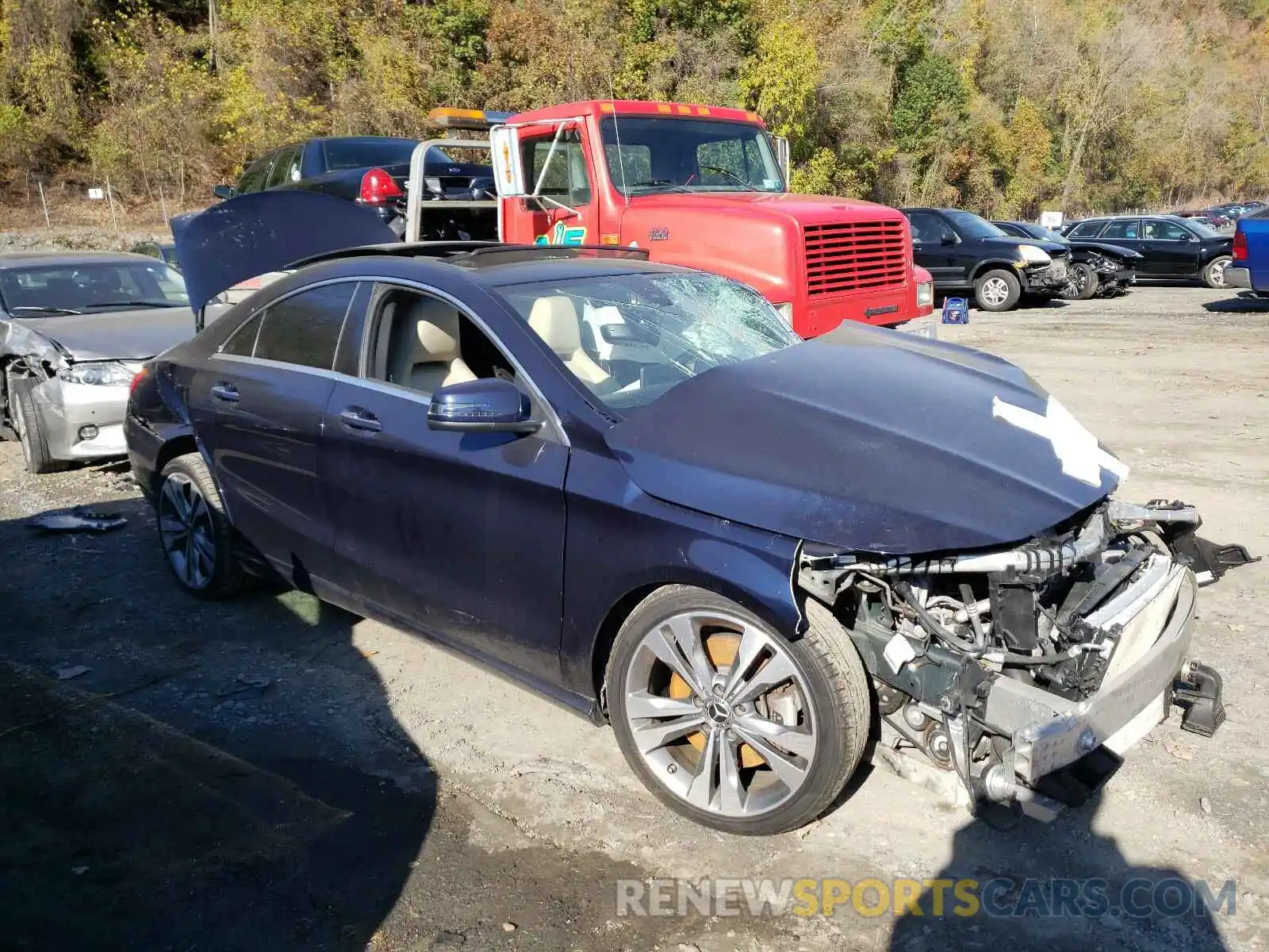 1 Photograph of a damaged car WDDSJ4GB6KN699599 MERCEDES-BENZ C CLASS 2019