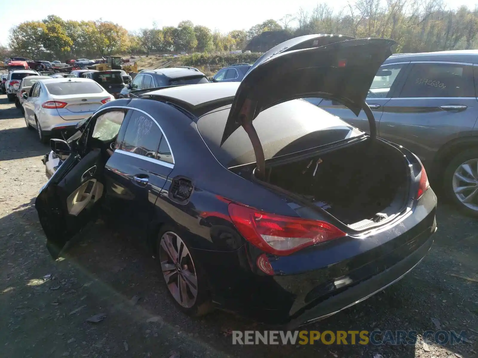 3 Photograph of a damaged car WDDSJ4GB6KN699599 MERCEDES-BENZ C CLASS 2019