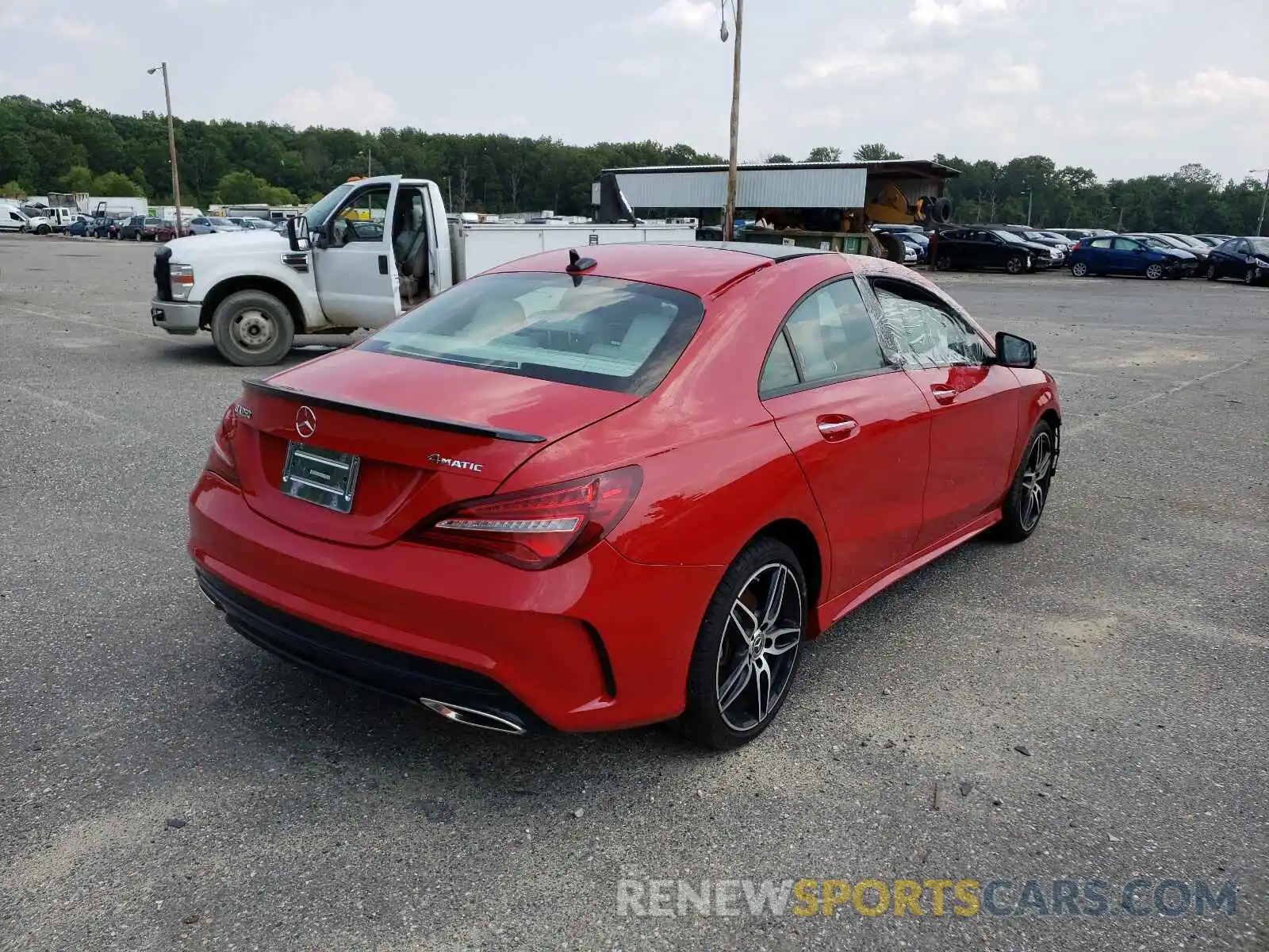 4 Photograph of a damaged car WDDSJ4GB6KN737137 MERCEDES-BENZ C CLASS 2019