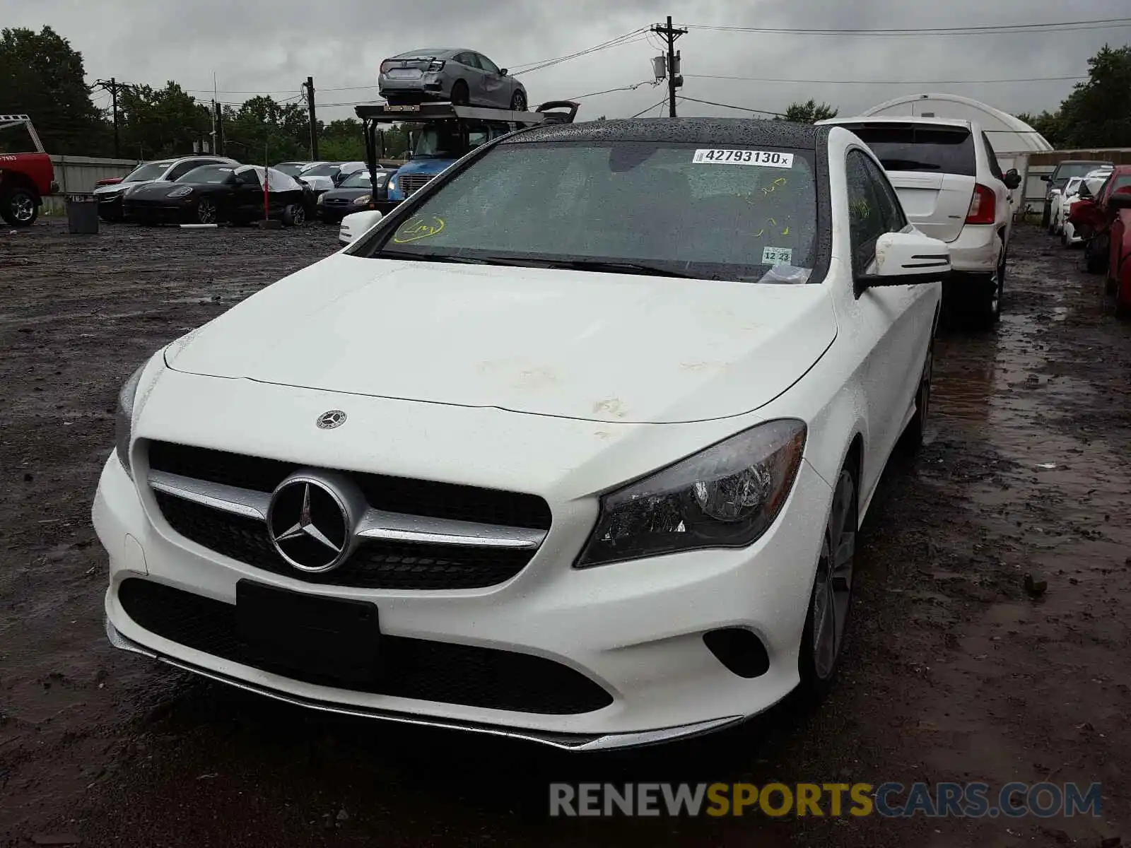 2 Photograph of a damaged car WDDSJ4GB8KN728035 MERCEDES-BENZ C CLASS 2019