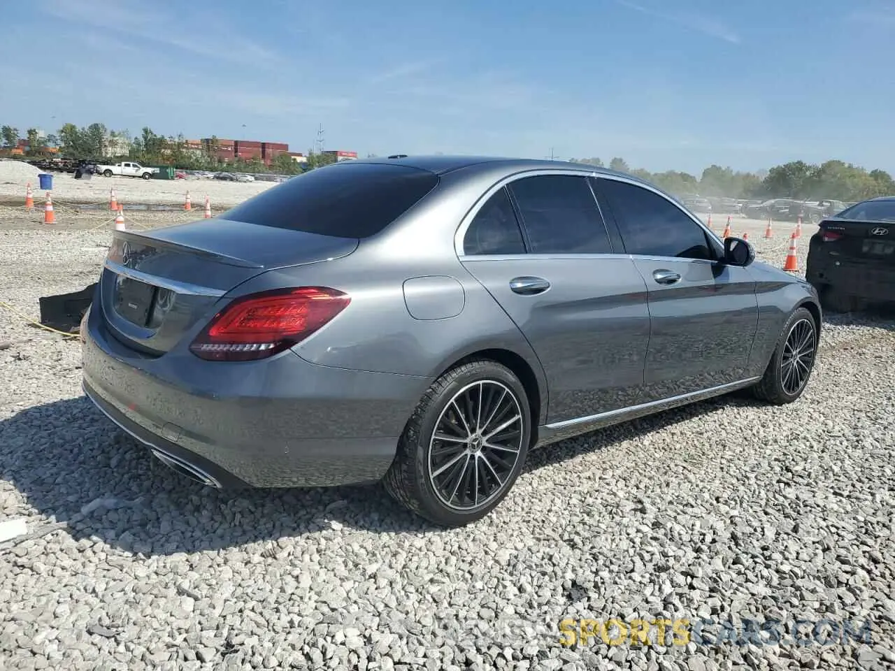 3 Photograph of a damaged car WDDWF8DB0KR502787 MERCEDES-BENZ C-CLASS 2019