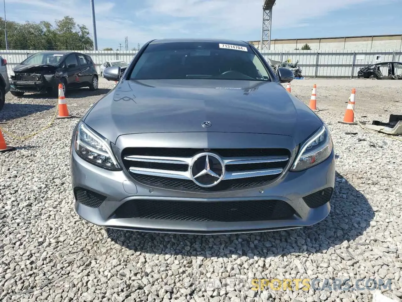 5 Photograph of a damaged car WDDWF8DB0KR502787 MERCEDES-BENZ C-CLASS 2019