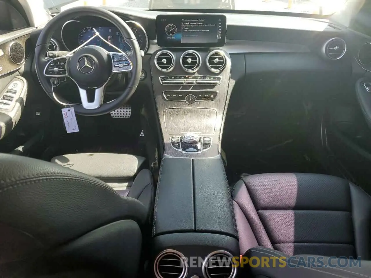 8 Photograph of a damaged car WDDWF8DB0KR502787 MERCEDES-BENZ C-CLASS 2019