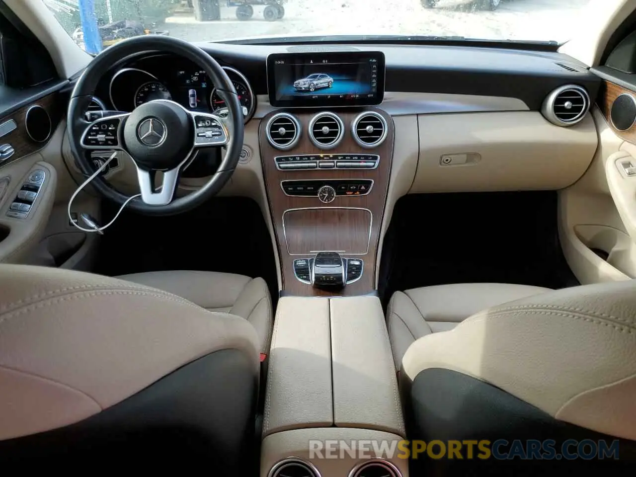 8 Photograph of a damaged car WDDWF8DB1KR481108 MERCEDES-BENZ C-CLASS 2019