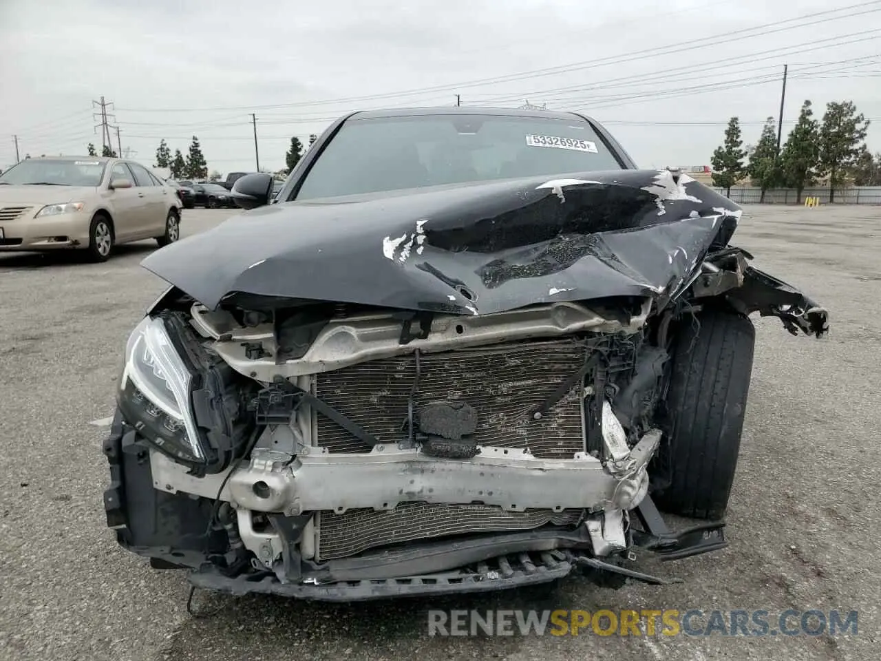 5 Photograph of a damaged car WDDWF8DB1KR483781 MERCEDES-BENZ C-CLASS 2019