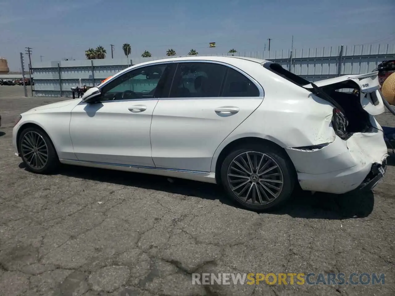 2 Photograph of a damaged car WDDWF8DB2KR482820 MERCEDES-BENZ C-CLASS 2019