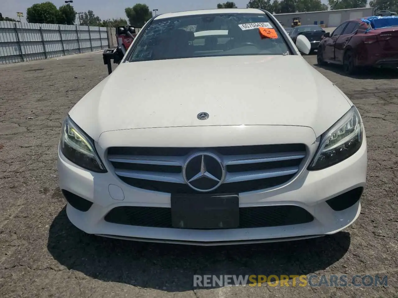 5 Photograph of a damaged car WDDWF8DB2KR482820 MERCEDES-BENZ C-CLASS 2019