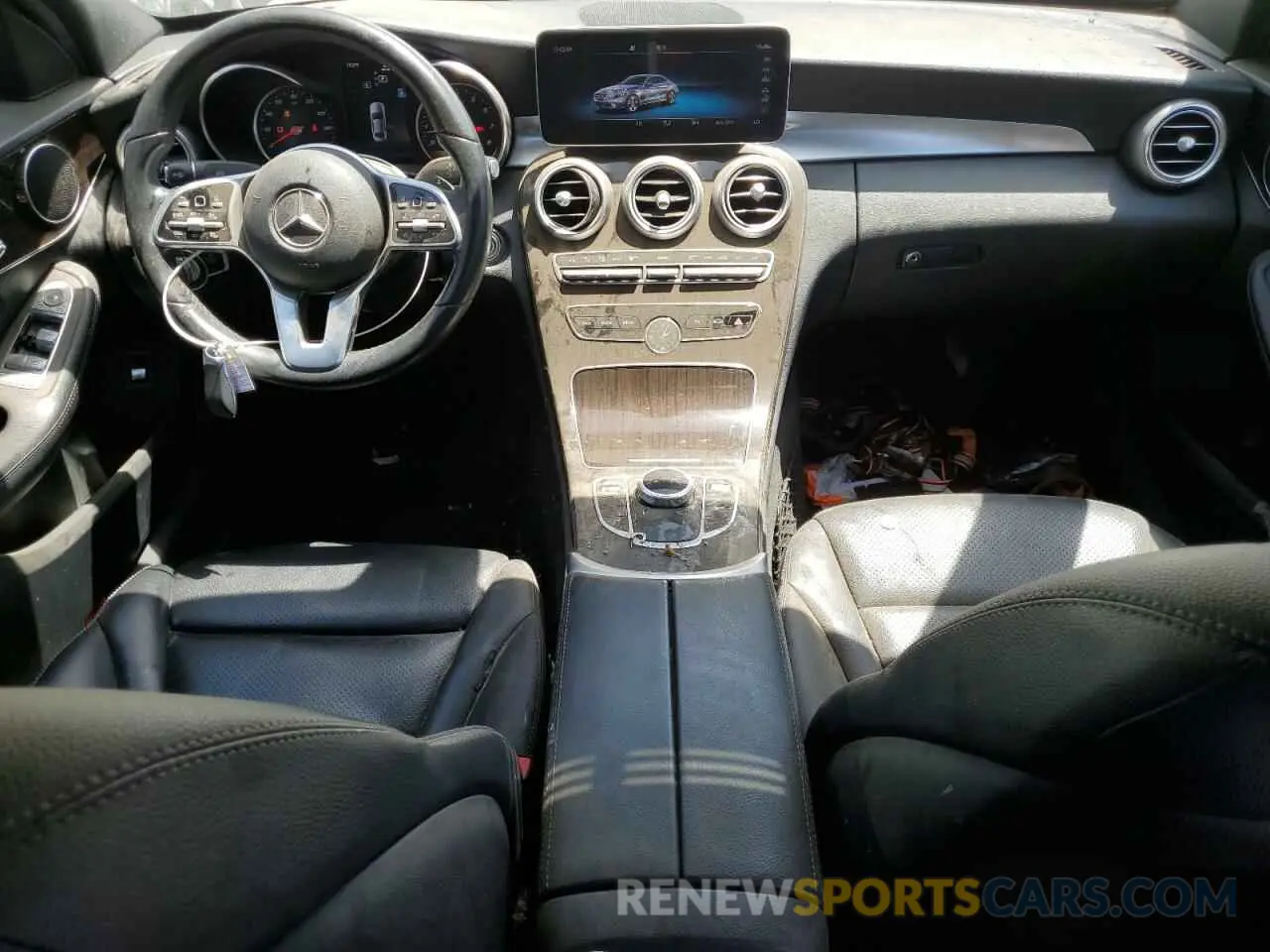 8 Photograph of a damaged car WDDWF8DB2KR482820 MERCEDES-BENZ C-CLASS 2019