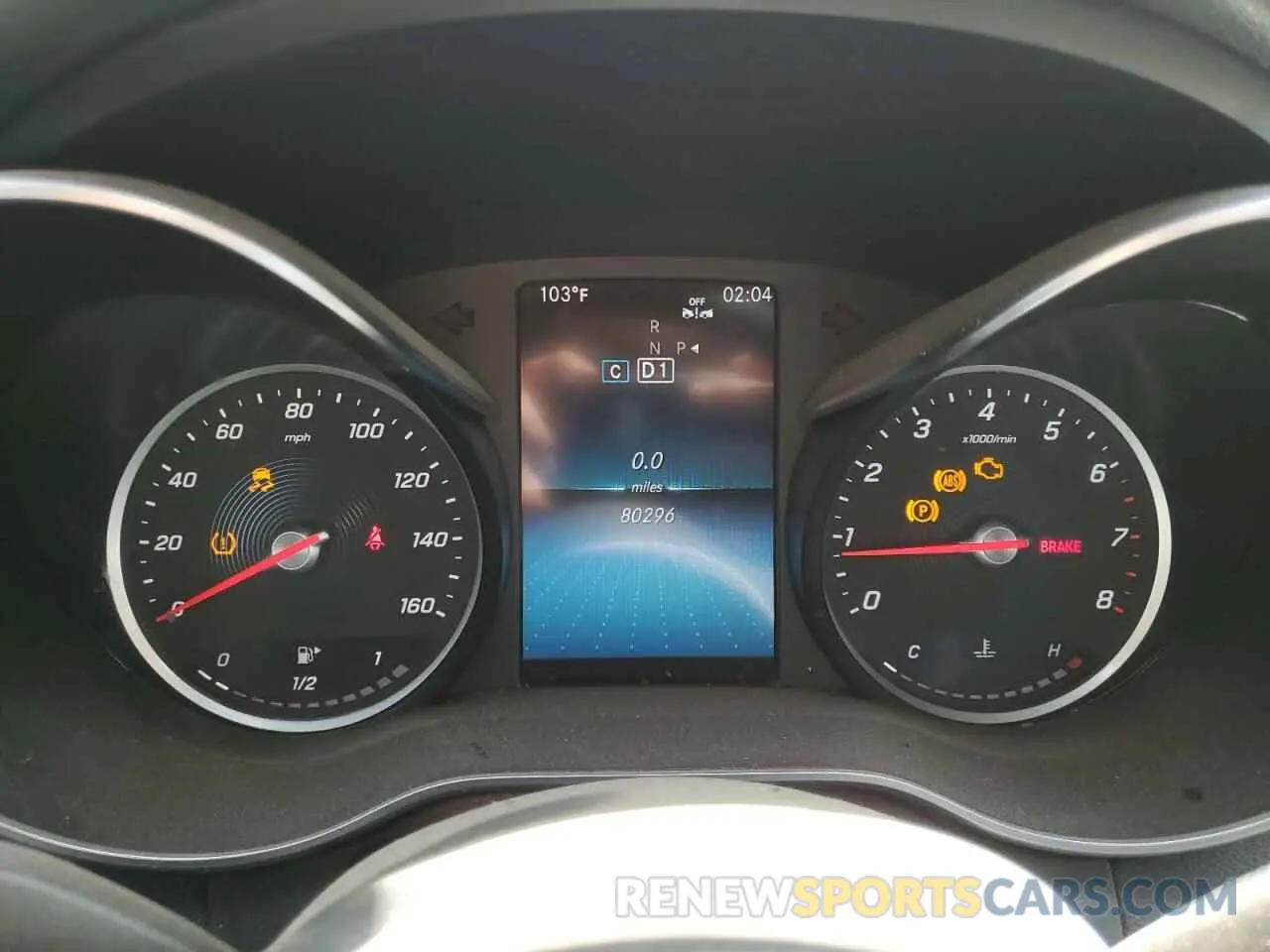 9 Photograph of a damaged car WDDWF8DB2KR482820 MERCEDES-BENZ C-CLASS 2019