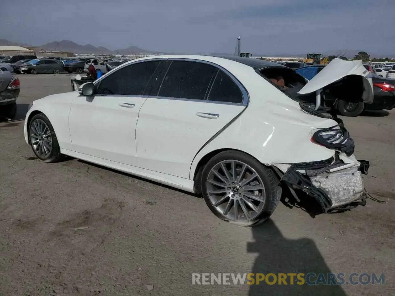 2 Photograph of a damaged car WDDWF8DB3KR501438 MERCEDES-BENZ C-CLASS 2019