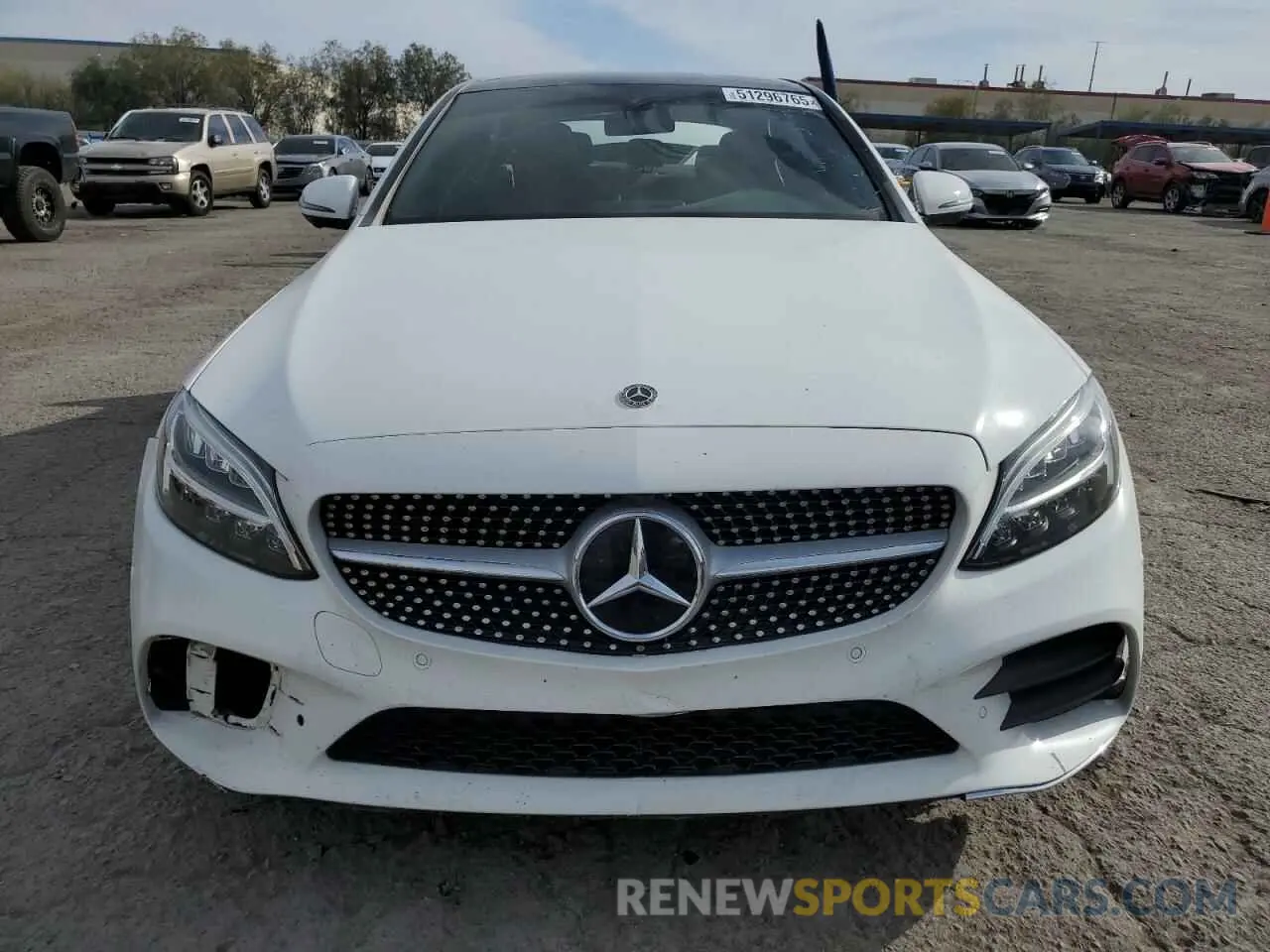 5 Photograph of a damaged car WDDWF8DB3KR501438 MERCEDES-BENZ C-CLASS 2019