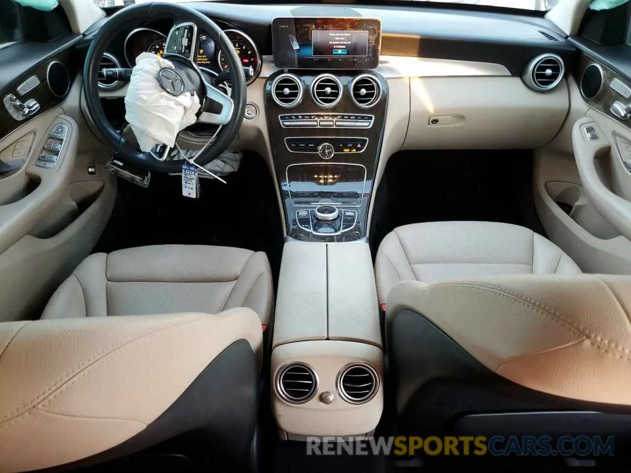 8 Photograph of a damaged car WDDWF8DB4KR481975 MERCEDES-BENZ C-CLASS 2019