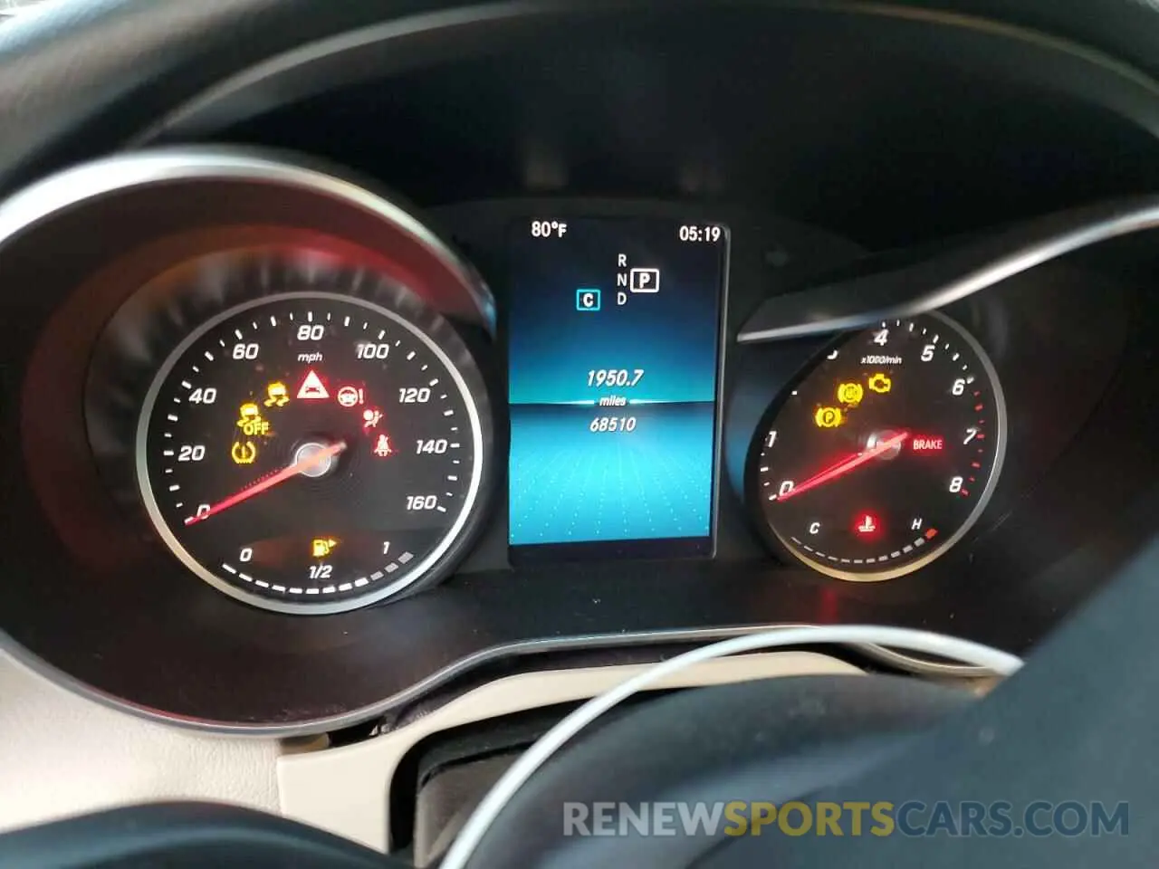 9 Photograph of a damaged car WDDWF8DB4KR481975 MERCEDES-BENZ C-CLASS 2019