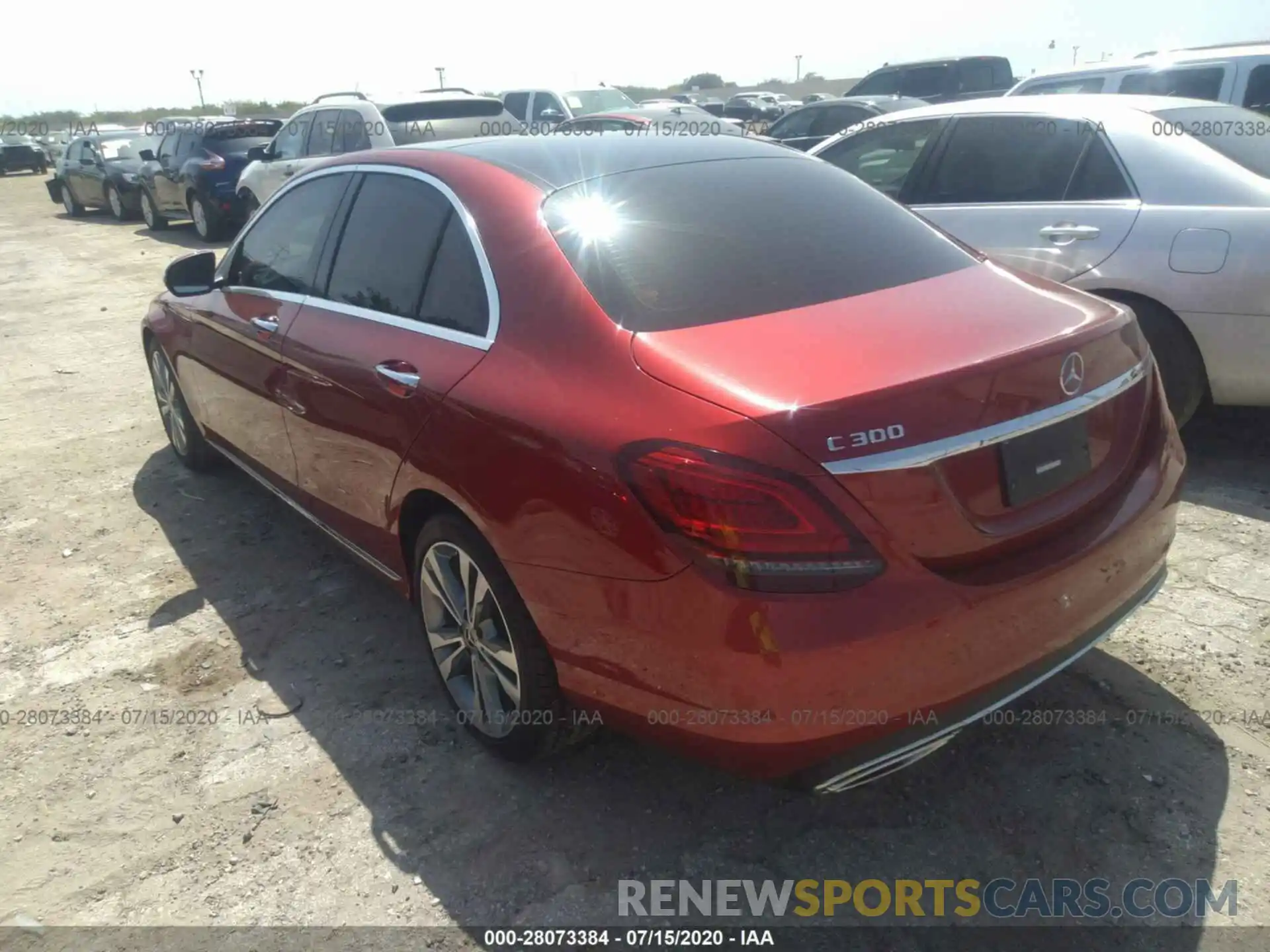 3 Photograph of a damaged car WDDWF8DB6KR505869 MERCEDES-BENZ C-CLASS 2019