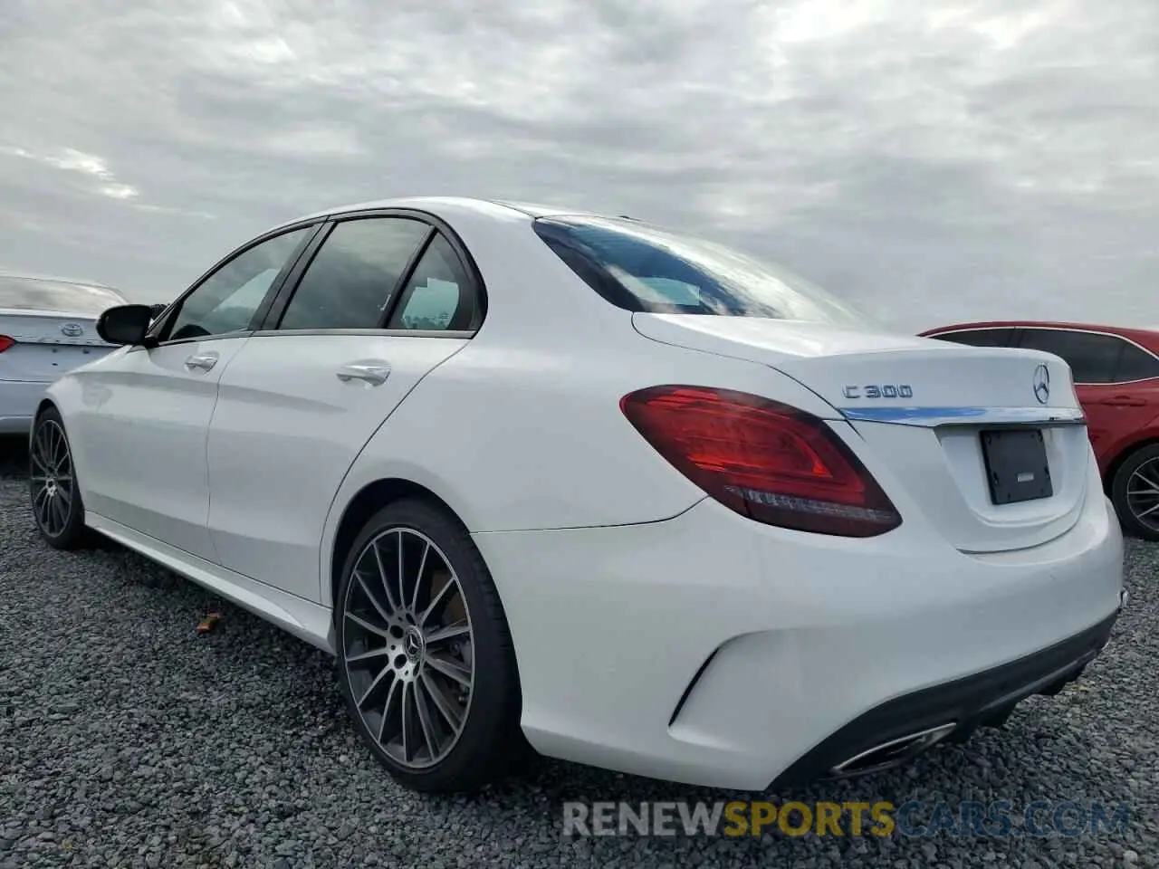2 Photograph of a damaged car WDDWF8DB7KR483834 MERCEDES-BENZ C-CLASS 2019