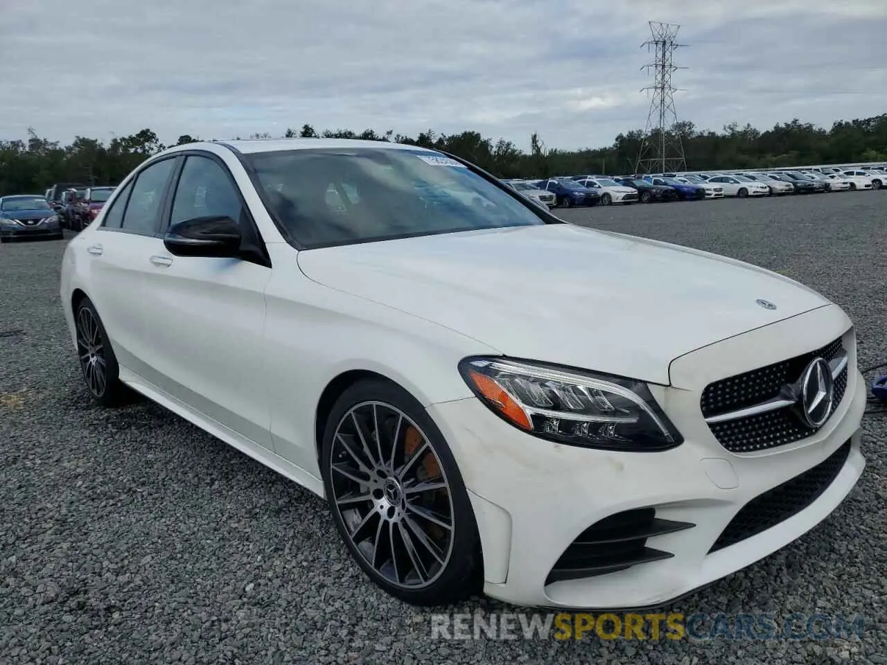 4 Photograph of a damaged car WDDWF8DB7KR483834 MERCEDES-BENZ C-CLASS 2019