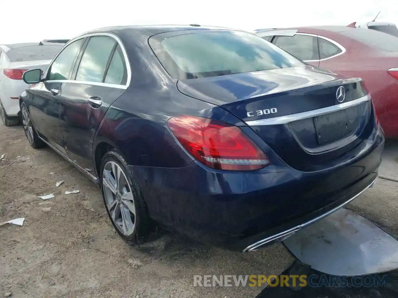 3 Photograph of a damaged car WDDWF8DB7KR484207 MERCEDES-BENZ C-CLASS 2019