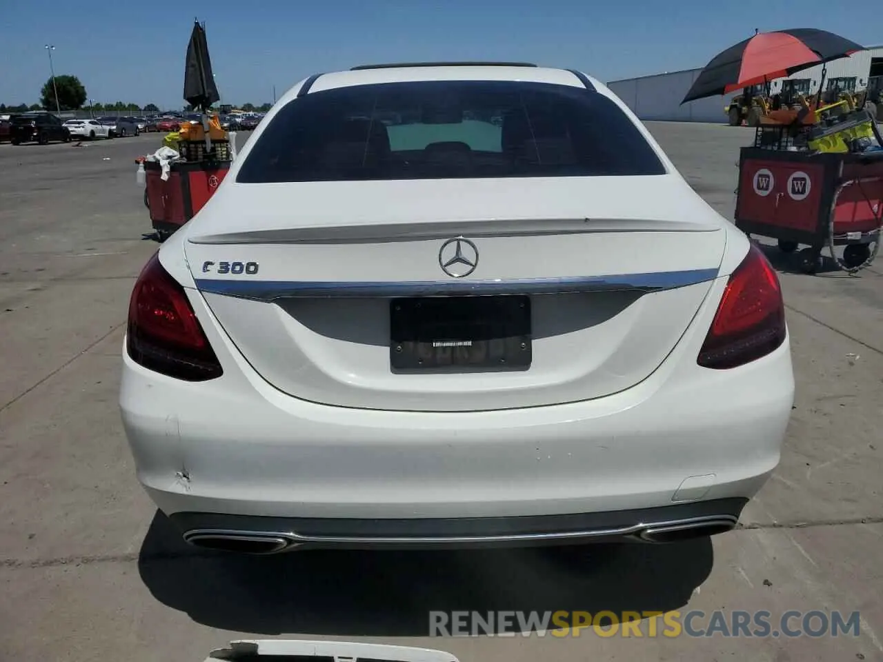 6 Photograph of a damaged car WDDWF8DB9KR515666 MERCEDES-BENZ C-CLASS 2019