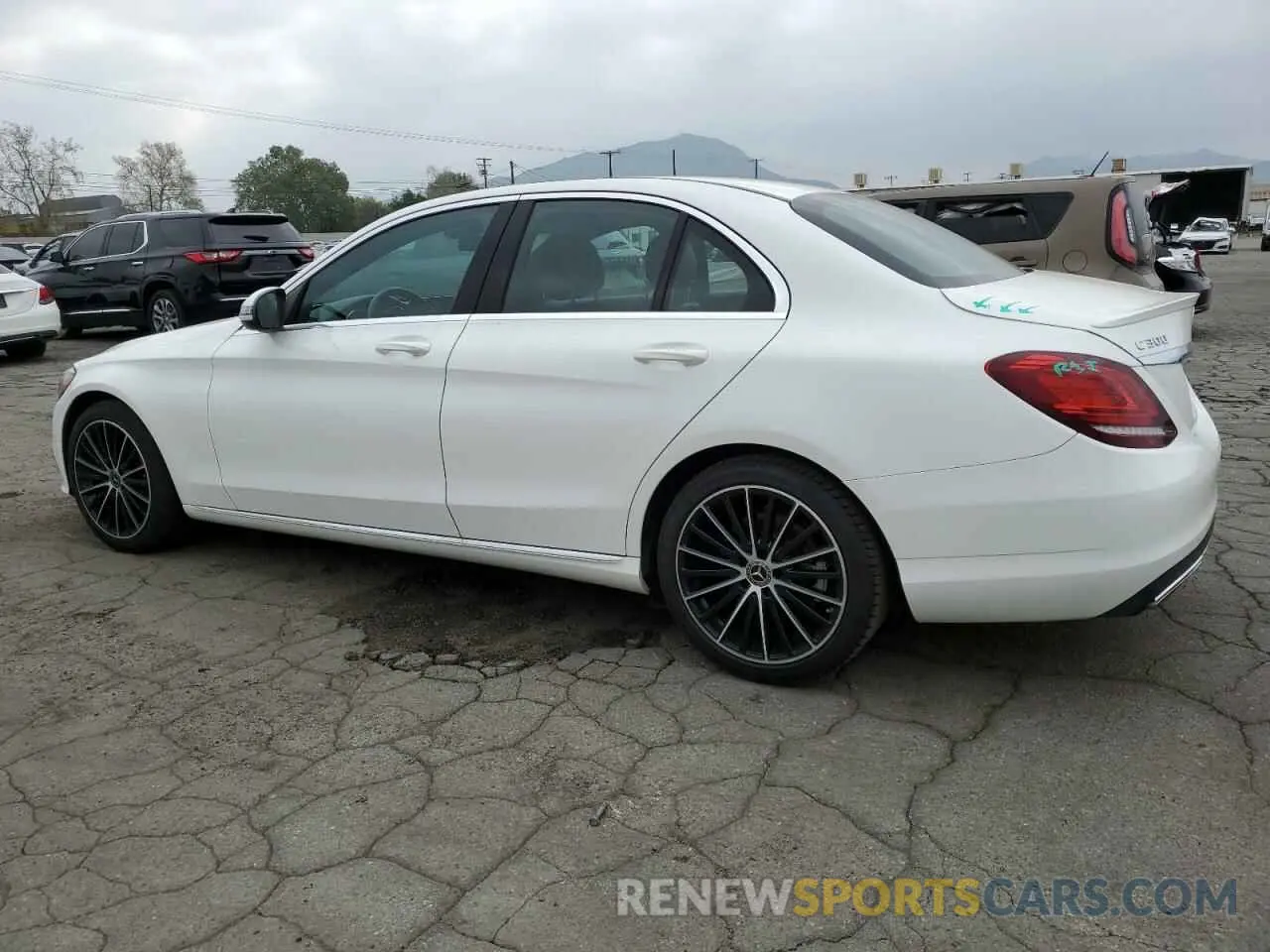 2 Photograph of a damaged car WDDWF8DBXKR458622 MERCEDES-BENZ C-CLASS 2019