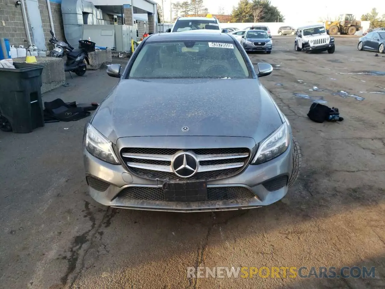 5 Photograph of a damaged car WDDWF8EB4KR483269 MERCEDES-BENZ C-CLASS 2019