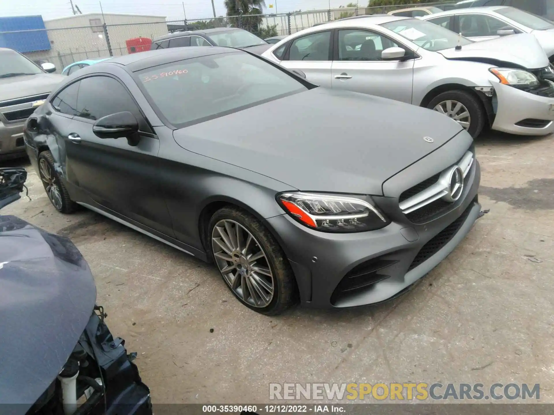 1 Photograph of a damaged car WDDWJ6EB2KF808005 MERCEDES-BENZ C-CLASS 2019