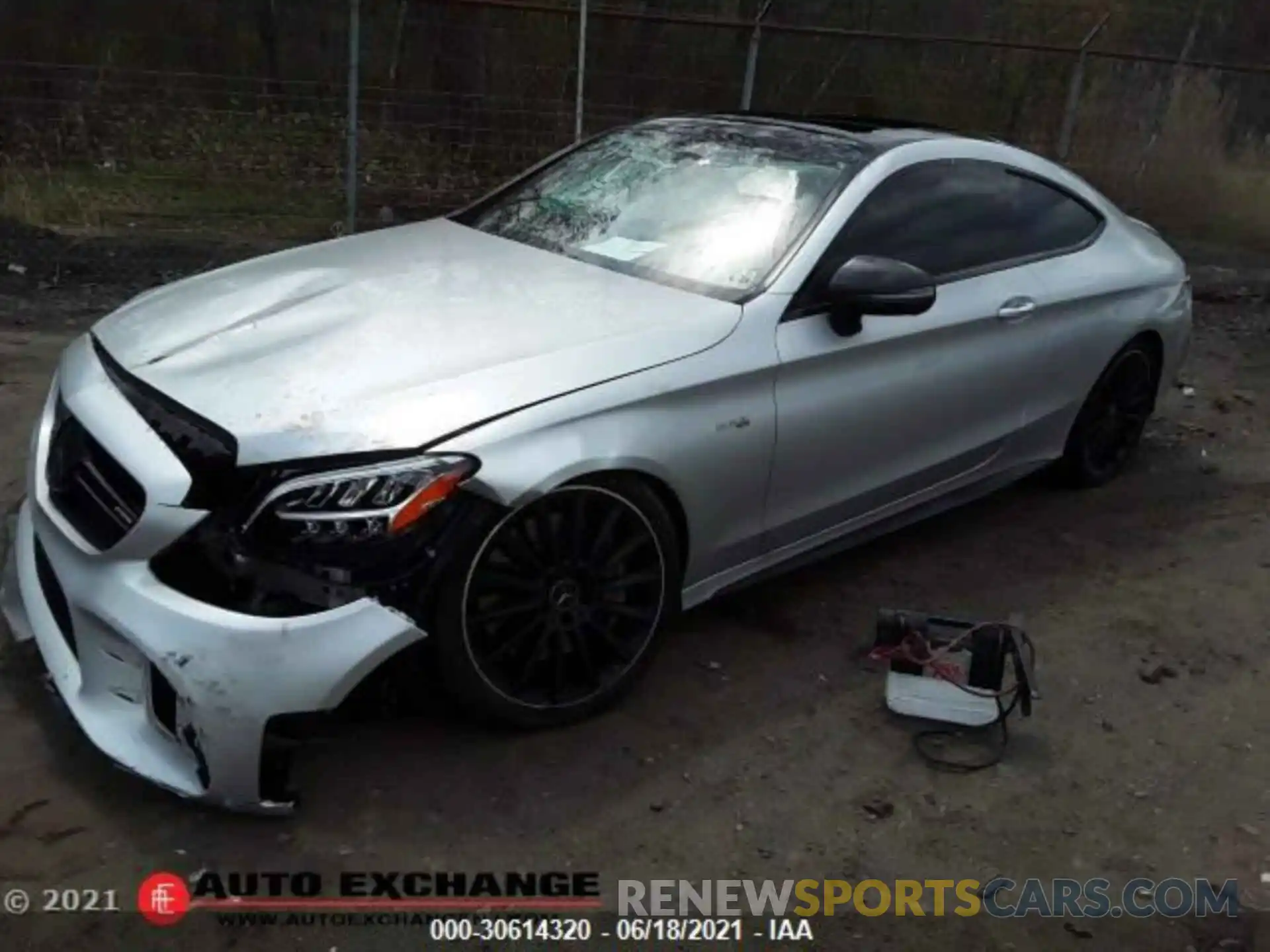 2 Photograph of a damaged car WDDWJ6EB2KF823815 MERCEDES-BENZ C-CLASS 2019