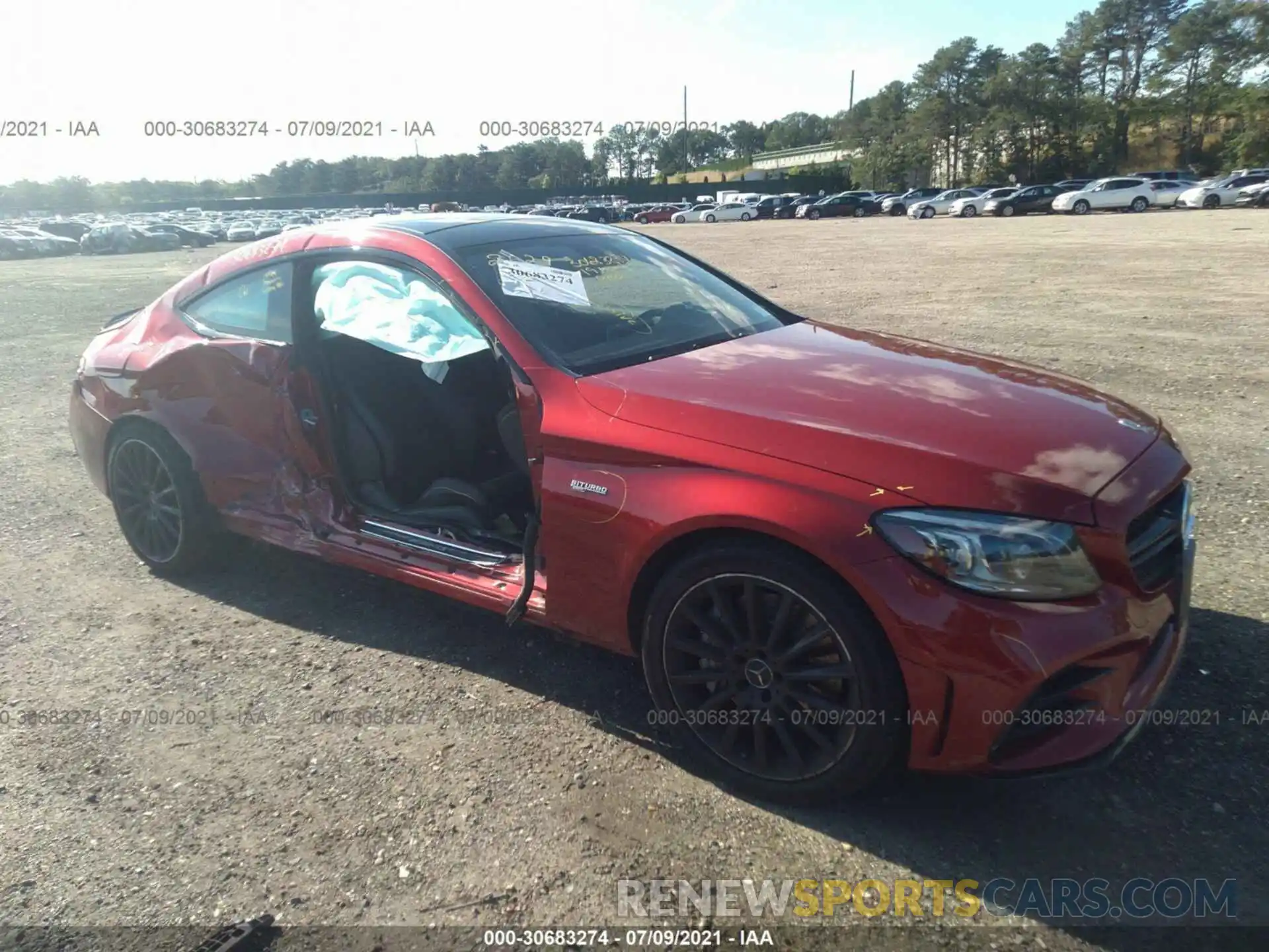 1 Photograph of a damaged car WDDWJ6EB2KF853008 MERCEDES-BENZ C-CLASS 2019