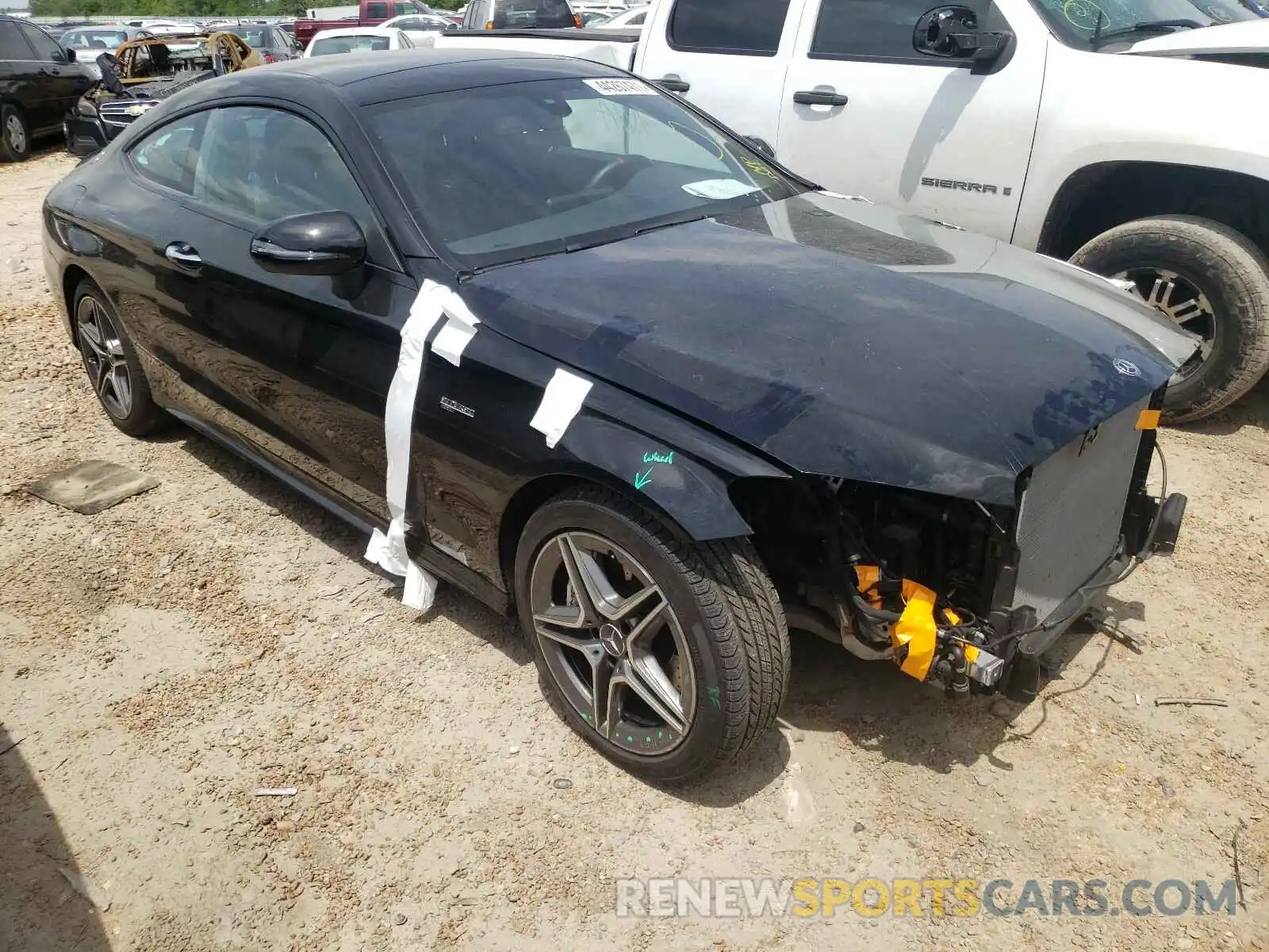 1 Photograph of a damaged car WDDWJ6EB2KF886722 MERCEDES-BENZ C CLASS 2019