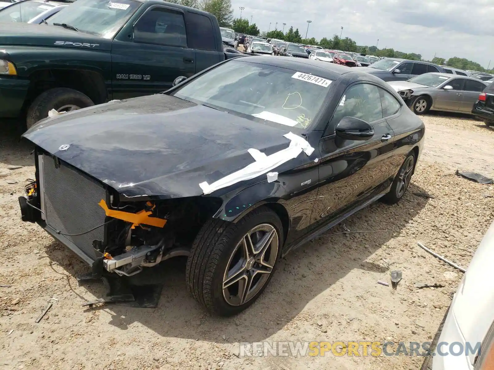 2 Photograph of a damaged car WDDWJ6EB2KF886722 MERCEDES-BENZ C CLASS 2019