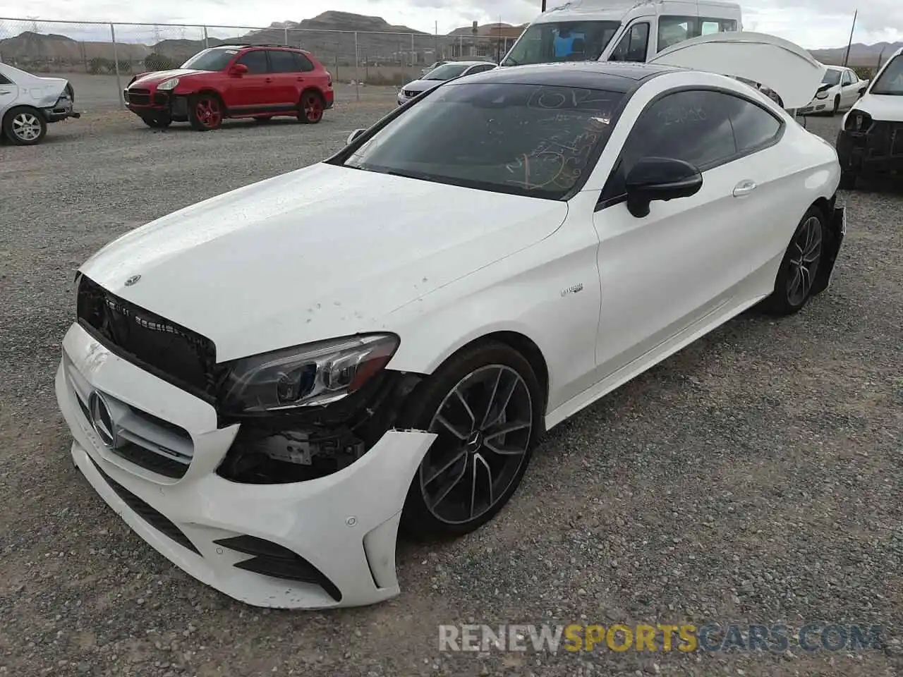 2 Photograph of a damaged car WDDWJ6EB2KF926989 MERCEDES-BENZ C-CLASS 2019