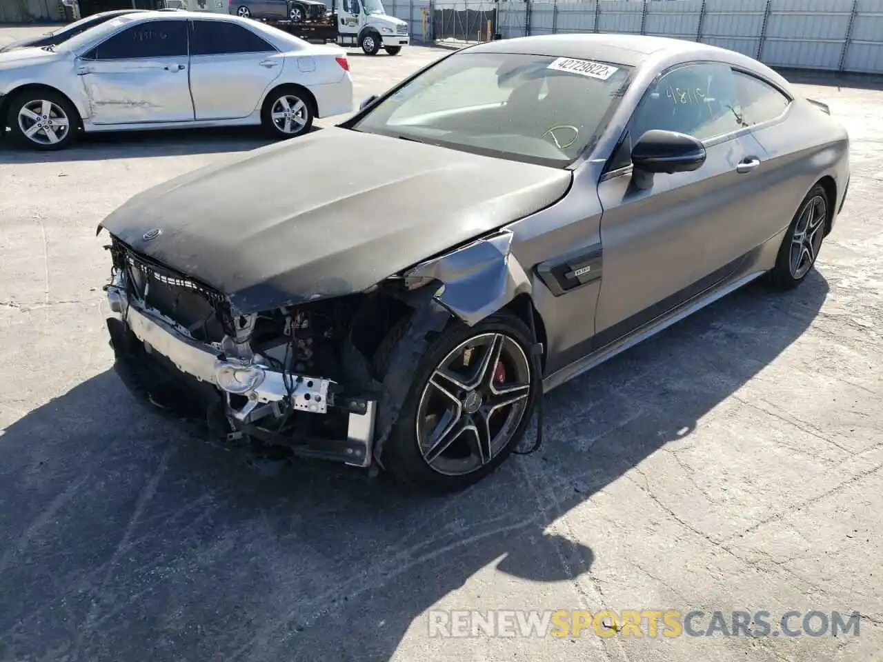 2 Photograph of a damaged car WDDWJ6EB6KF855666 MERCEDES-BENZ C-CLASS 2019