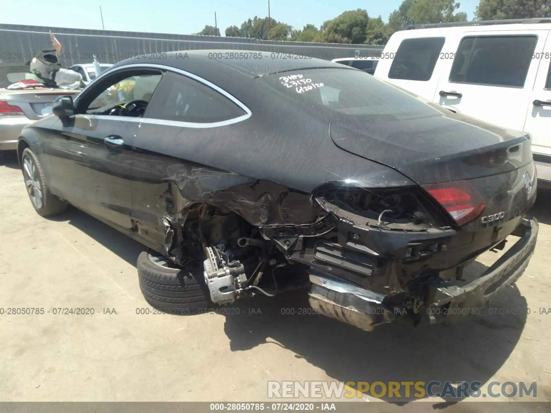 3 Photograph of a damaged car WDDWJ8DB1KF800555 MERCEDES-BENZ C-CLASS 2019