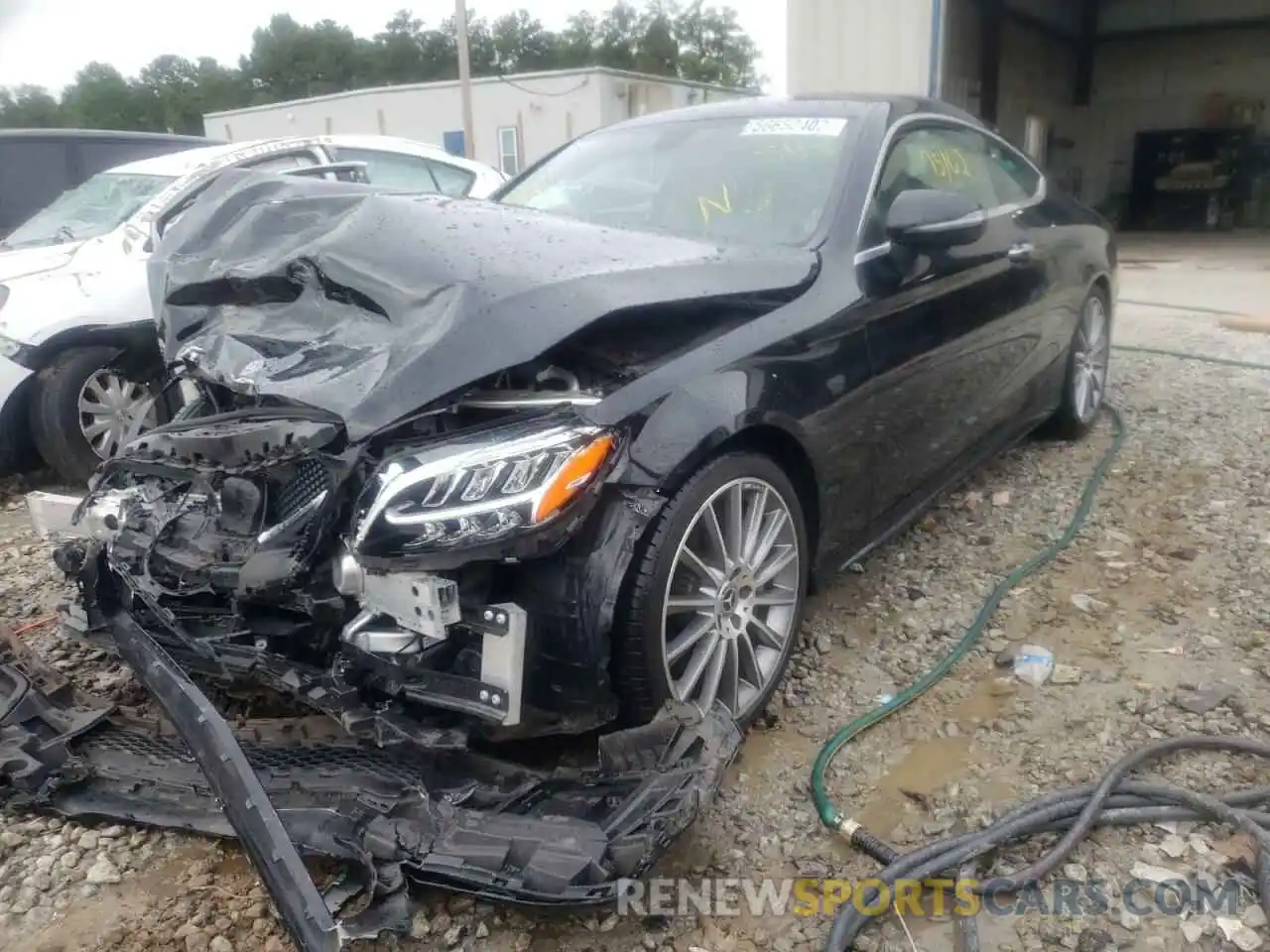 2 Photograph of a damaged car WDDWJ8DB3KF776484 MERCEDES-BENZ C-CLASS 2019